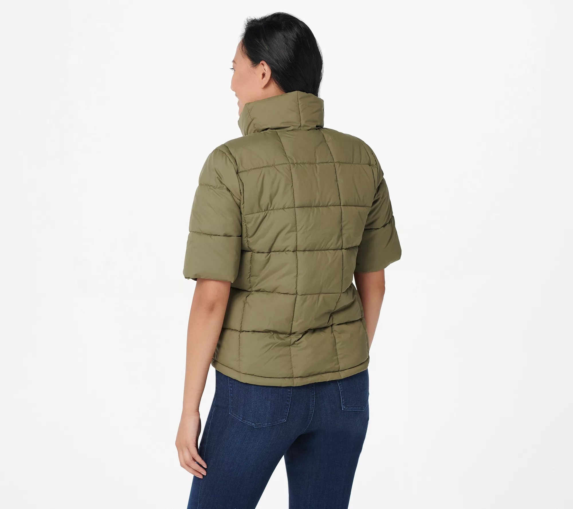 Centigrade Quilted ElbowSleeve Puffer Jacket
