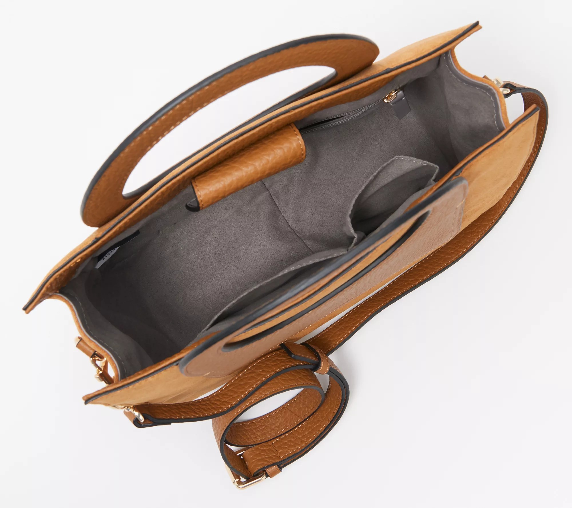 Vince Camuto Small Leather Tote with Crossbody Strap Beck