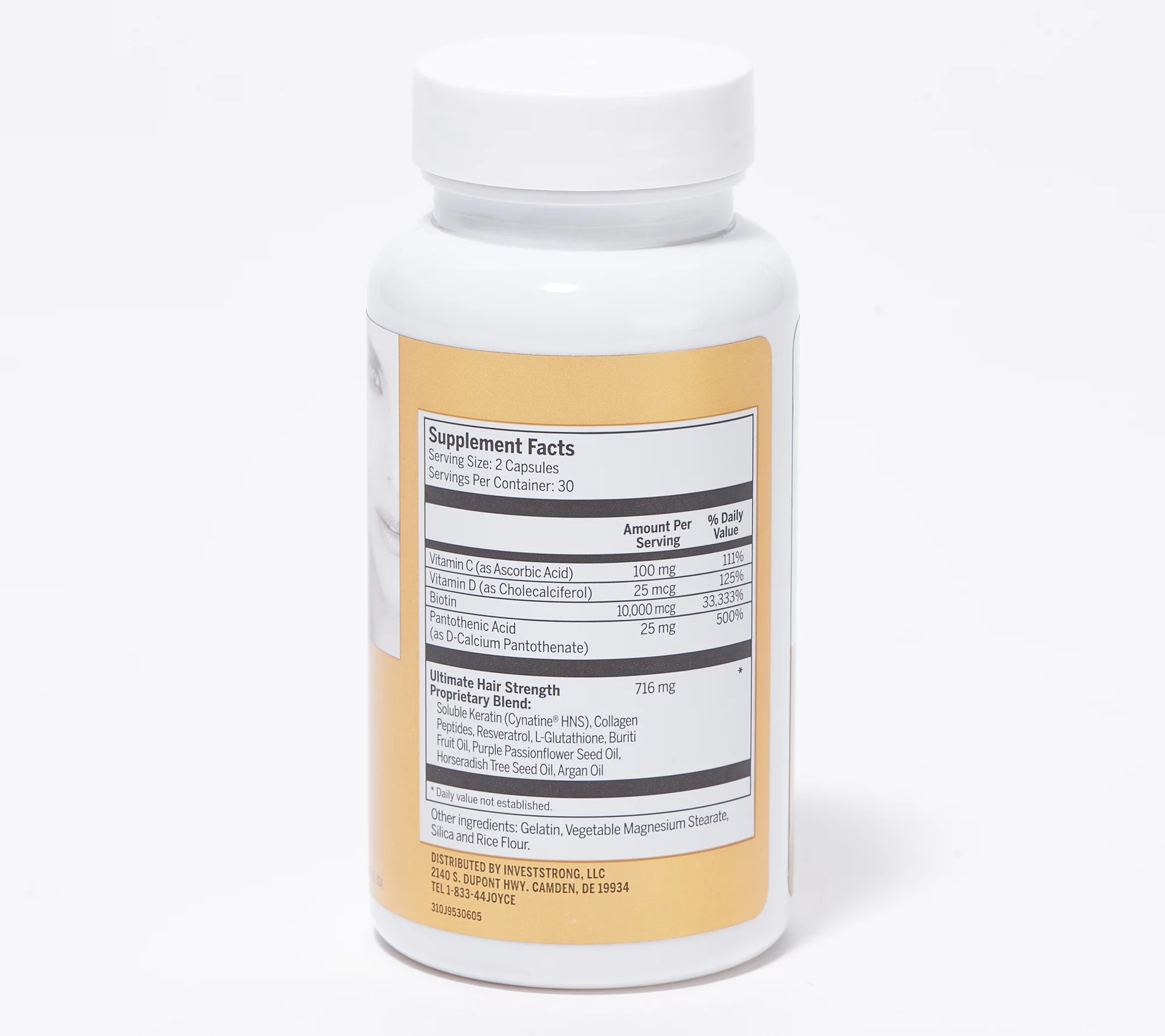 Joyce Giraud Ultimate Hair Strength Supplements, 90 Day Supply