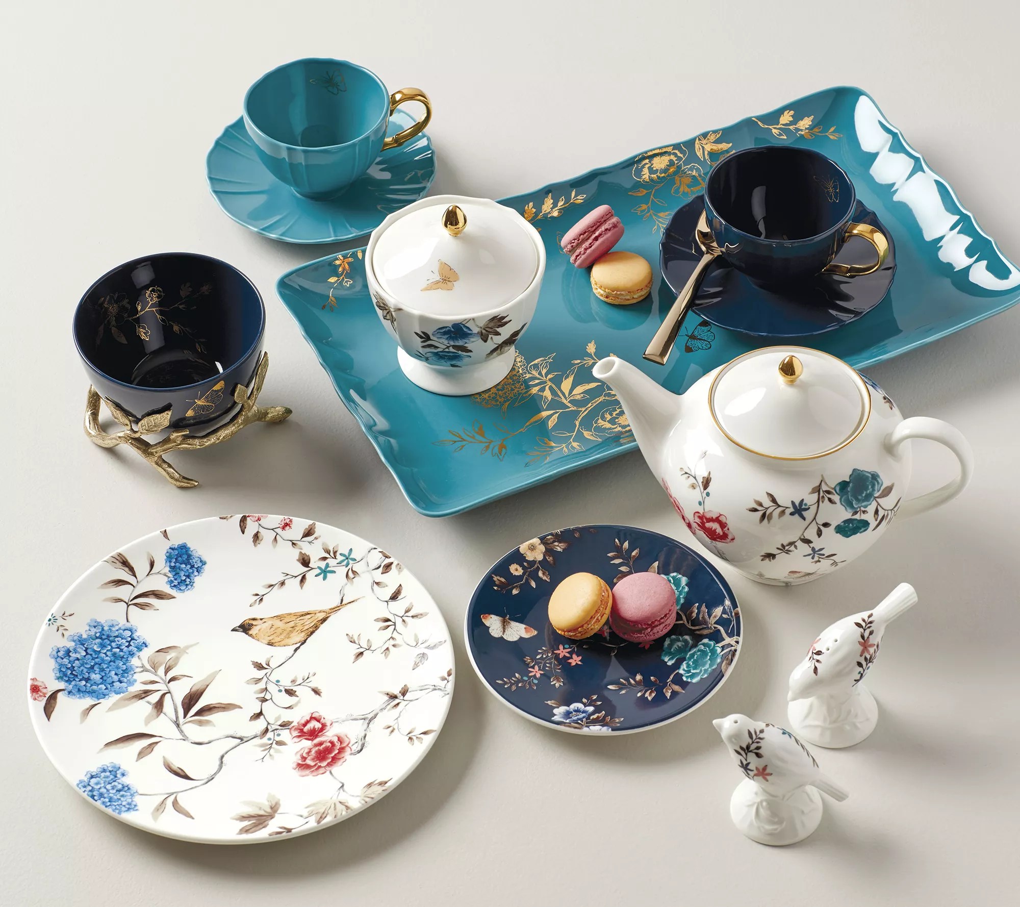 Lenox Sprig & Vine Dinner Plate White, Set of Four