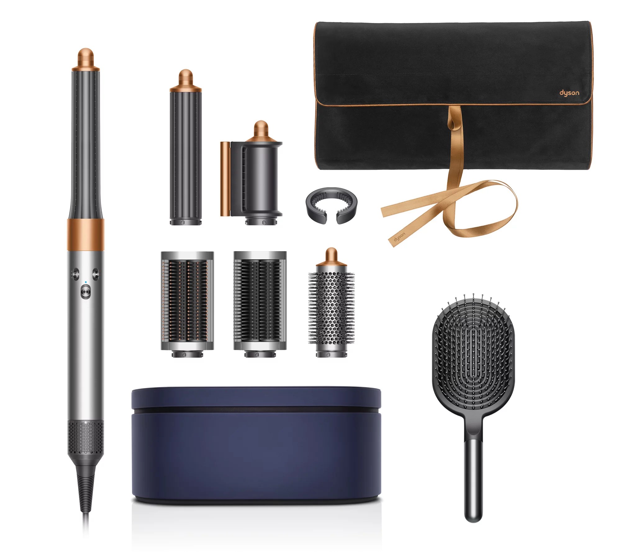 (QVC) Dyson Airwrap Complete with Paddle Brush and Travel Pouch