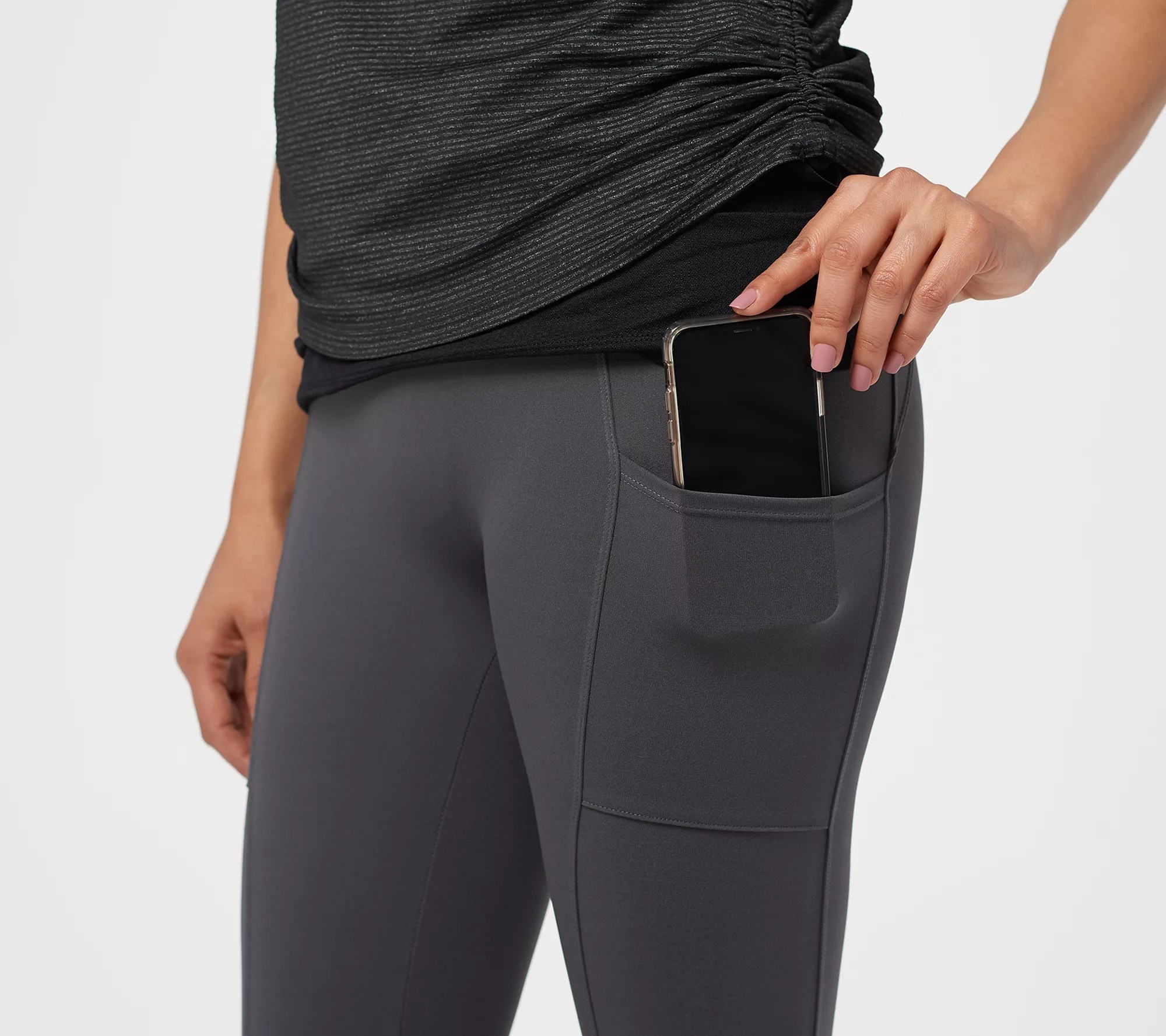 (QVC) zuda ZStretch Momentum FullLength Leggings