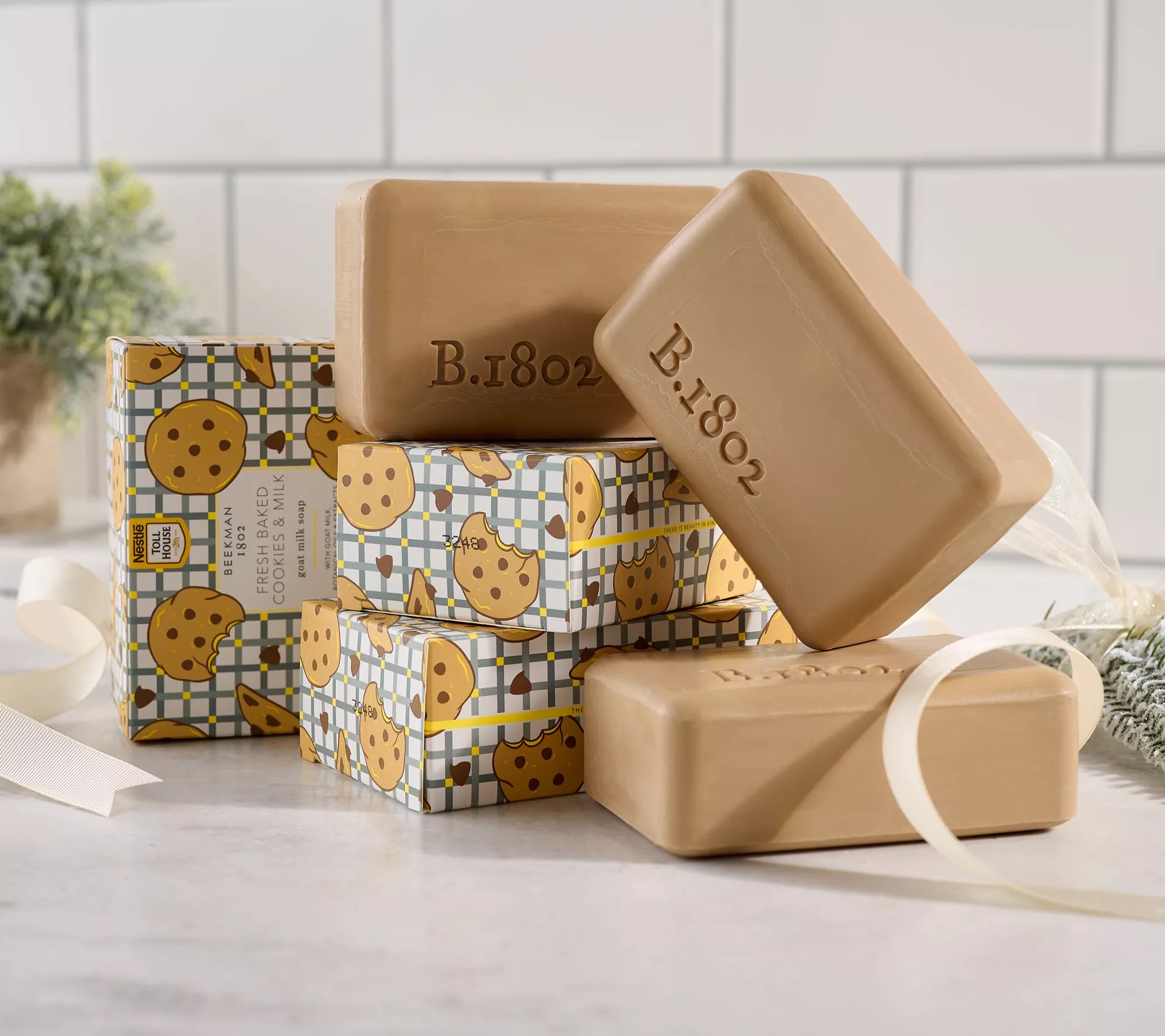 Beekman 1802 x Nestle Toll House Set of 3 Goat Milk Bar Soaps