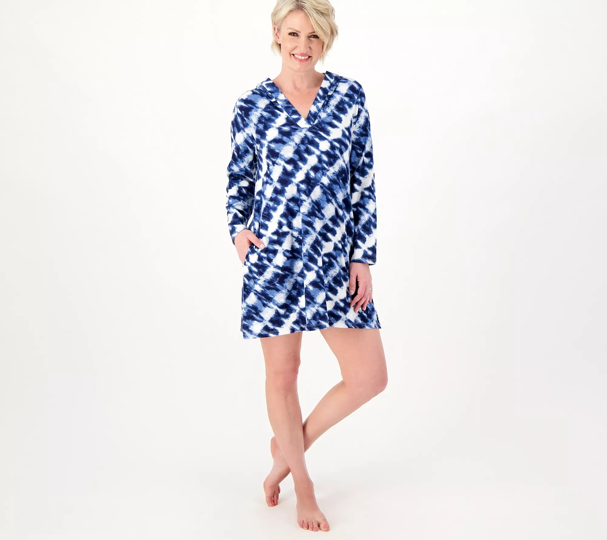 "As Is" Lands' End VNeck CoverUp Dress