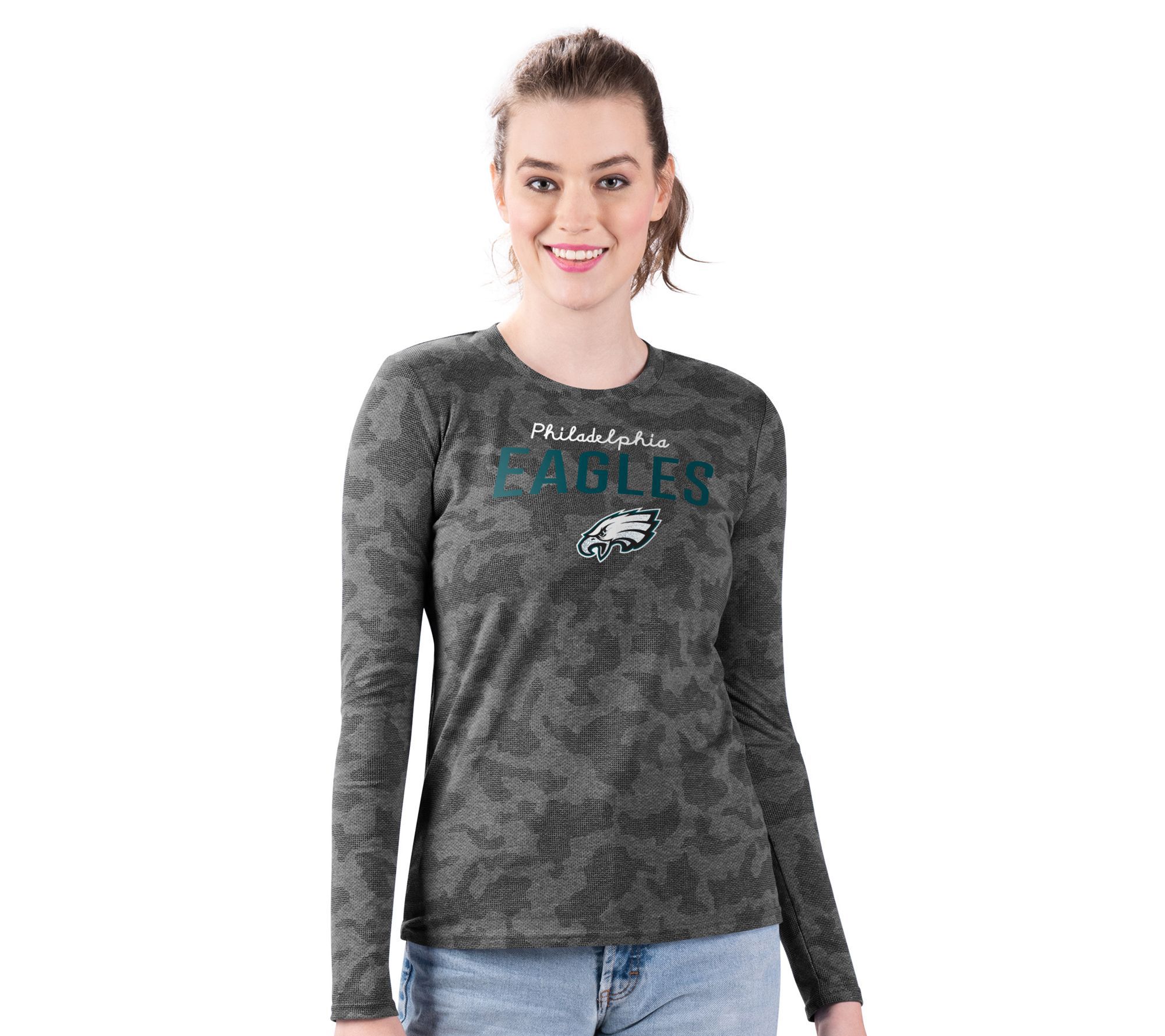MSX by Michael Strahan for NFL Women's Camo Long Sleeve