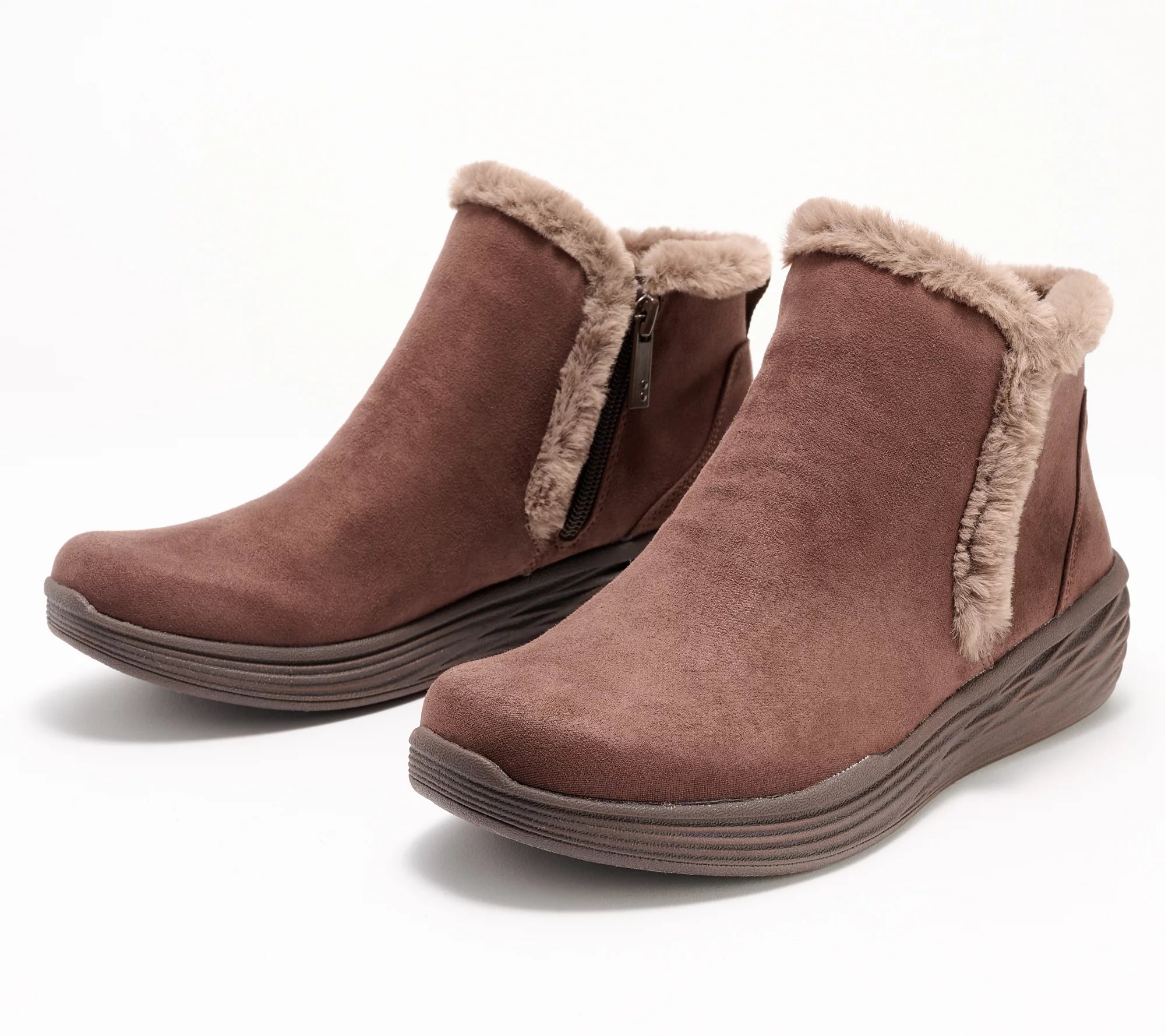 Ryka WaterRepellent FauxFur Ankle Boots Neela