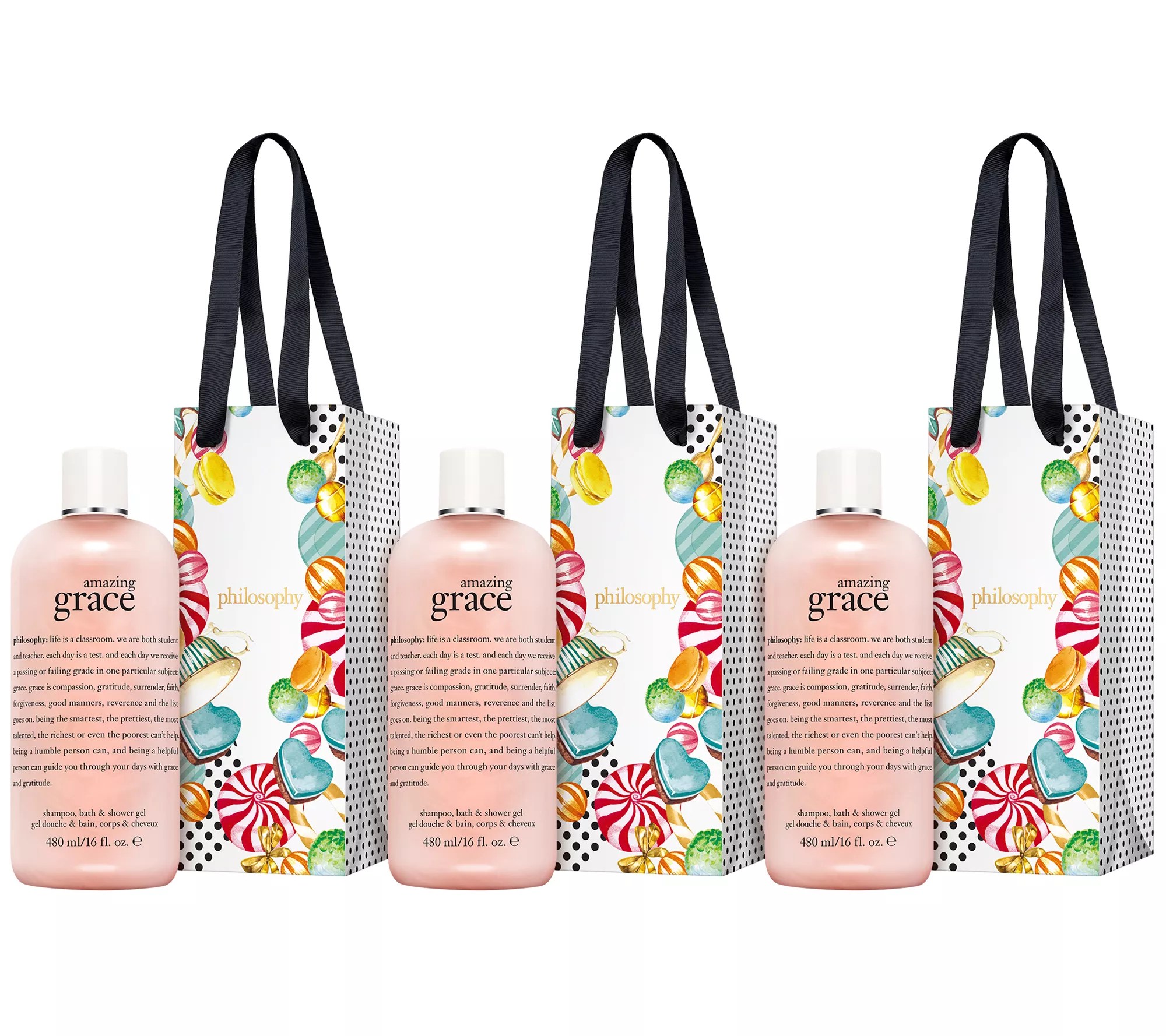 philosophy grace shower gel trio