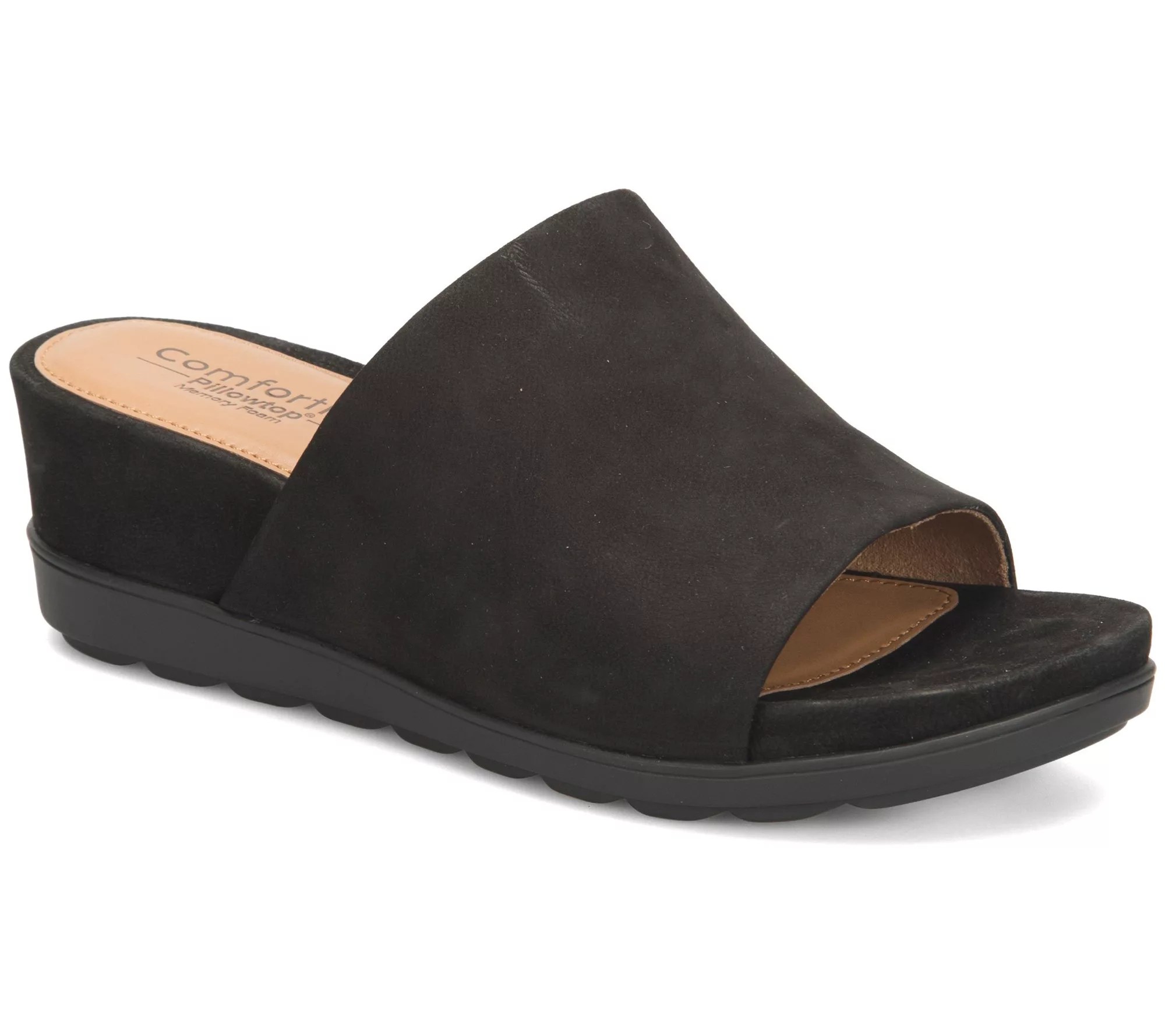 Comfortiva SlipOn Leather Wedges Pax