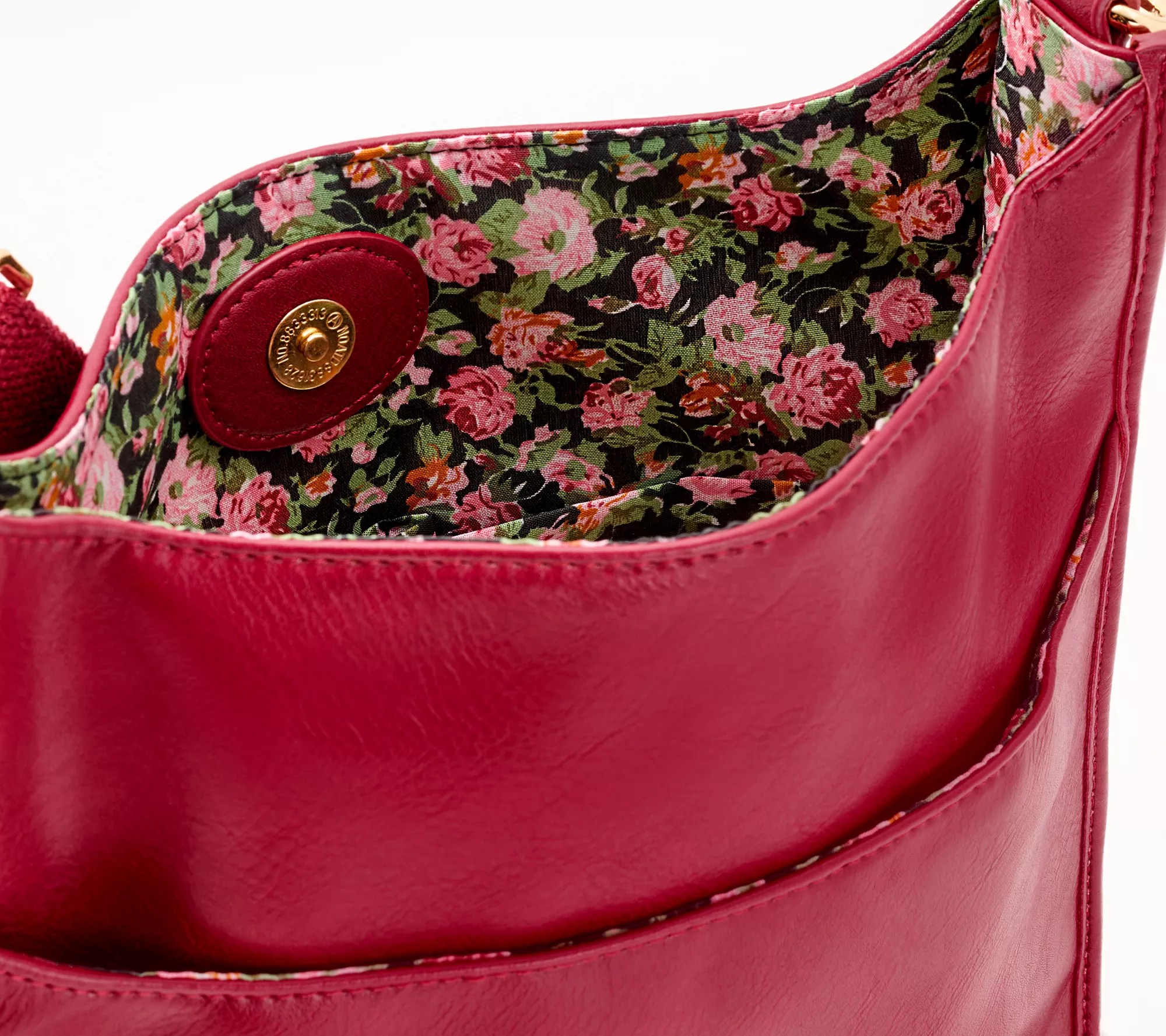 Ahdorned Classic Messenger with Two Crossbody Straps