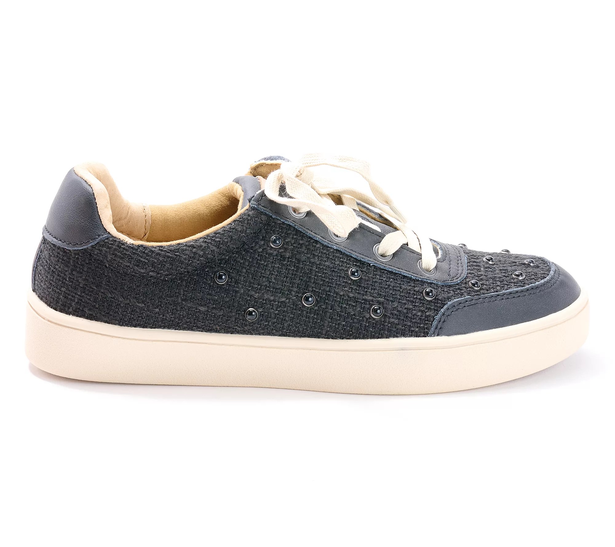 Revitalign Orthotic Pearl Embellished Lace Up Sneaker Belmont Pearl