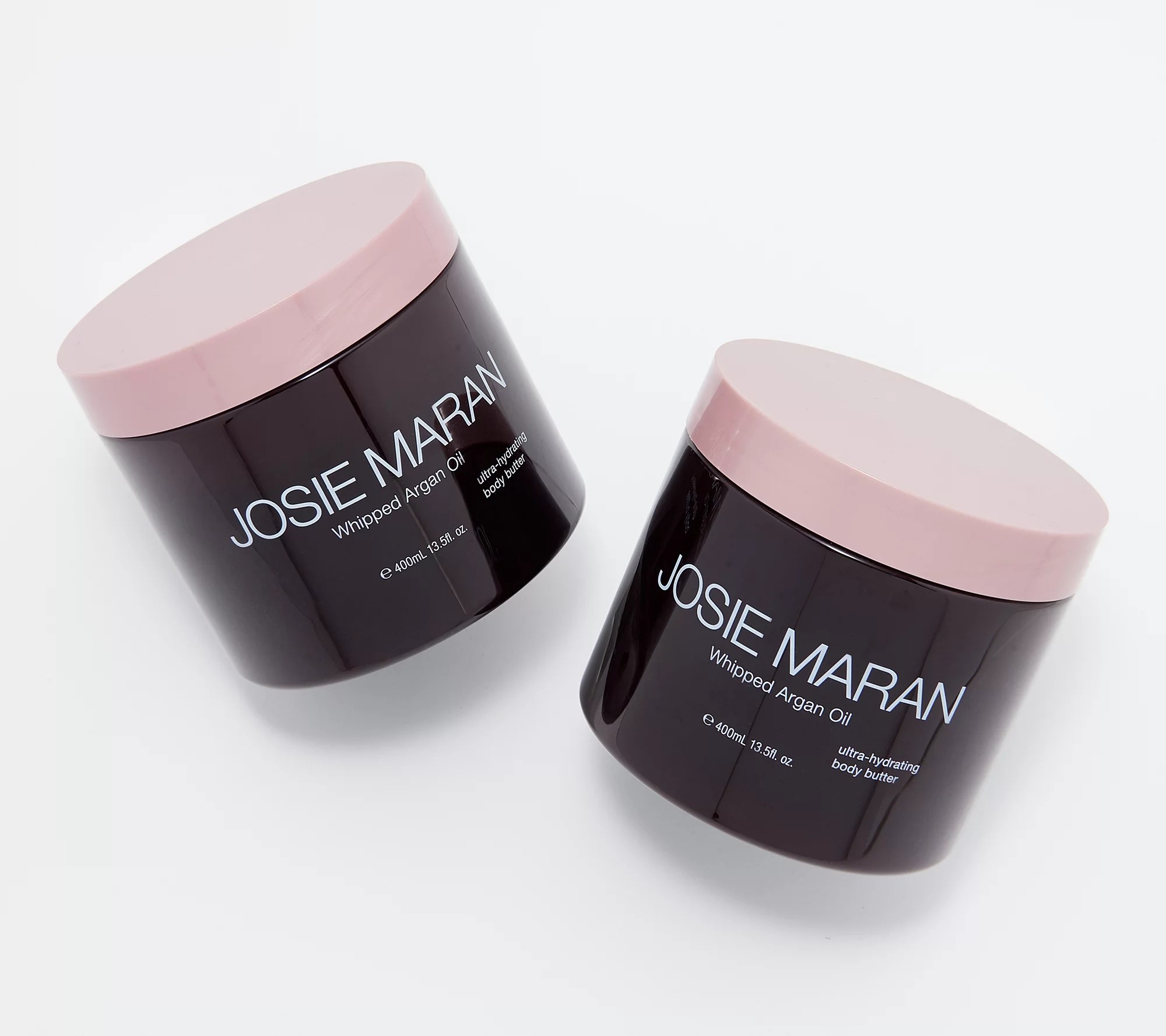 Josie Maran SuperSize Argan Whipped 13.5oz Body Butter Duo