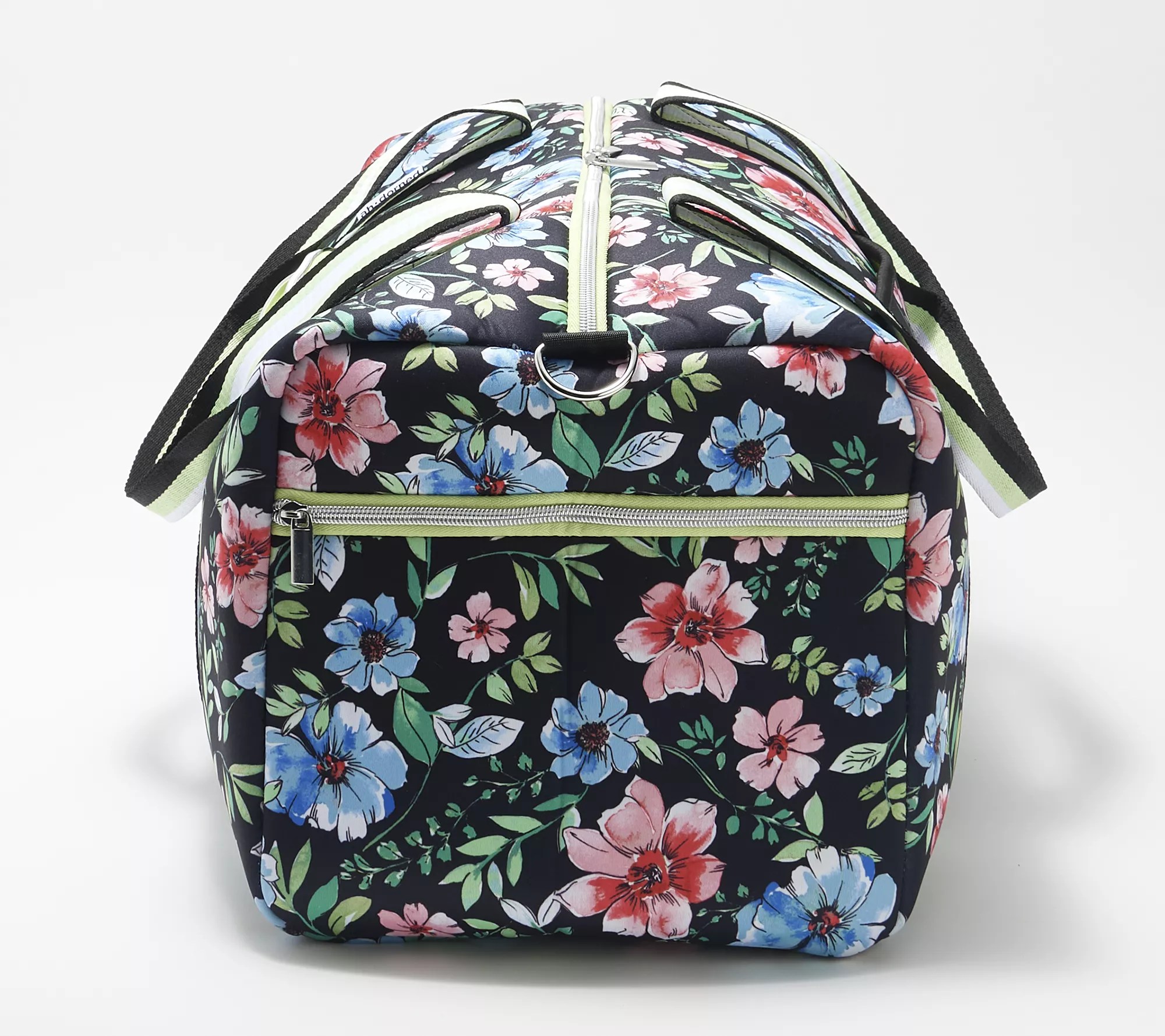 AHDORNED Printed Neoprene Duffel Bag w/ Trolley Sleeve