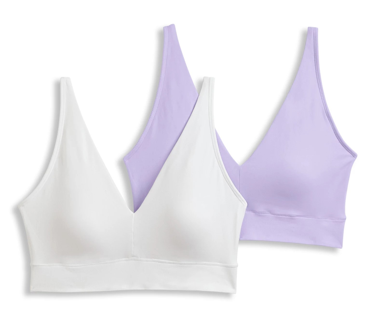 Jockey Seamfree V Neck Molded Cup Bralette Set/2