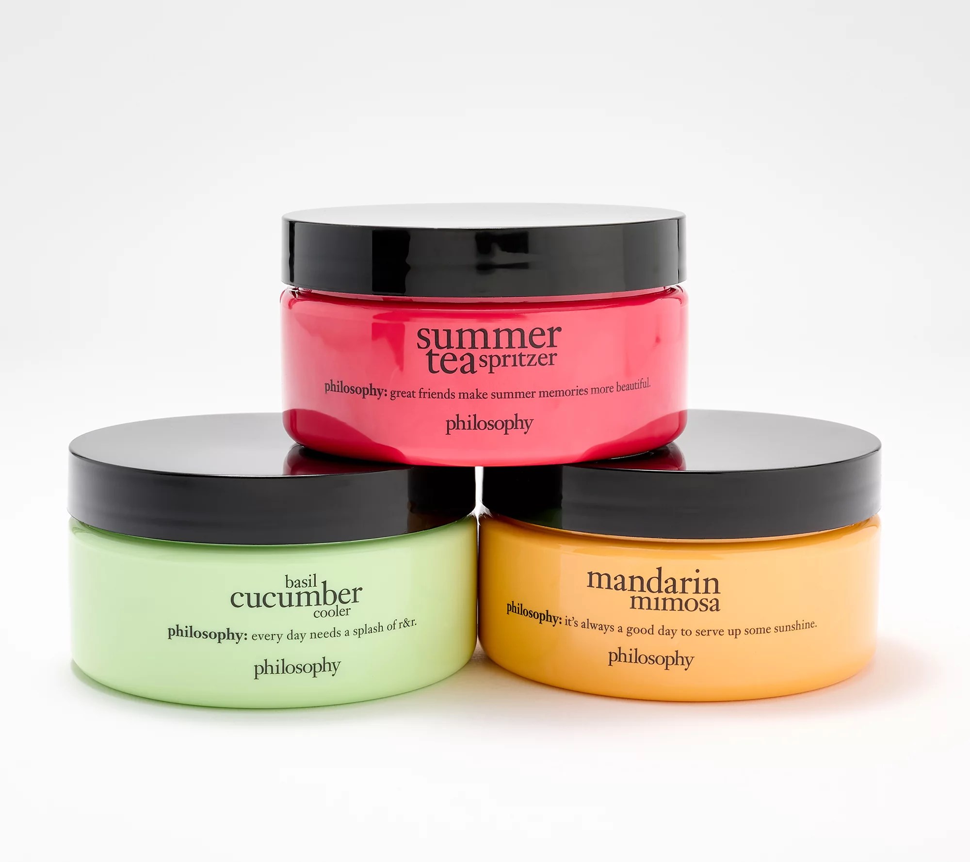 philosophy treat yourself 8oz body souffle trio