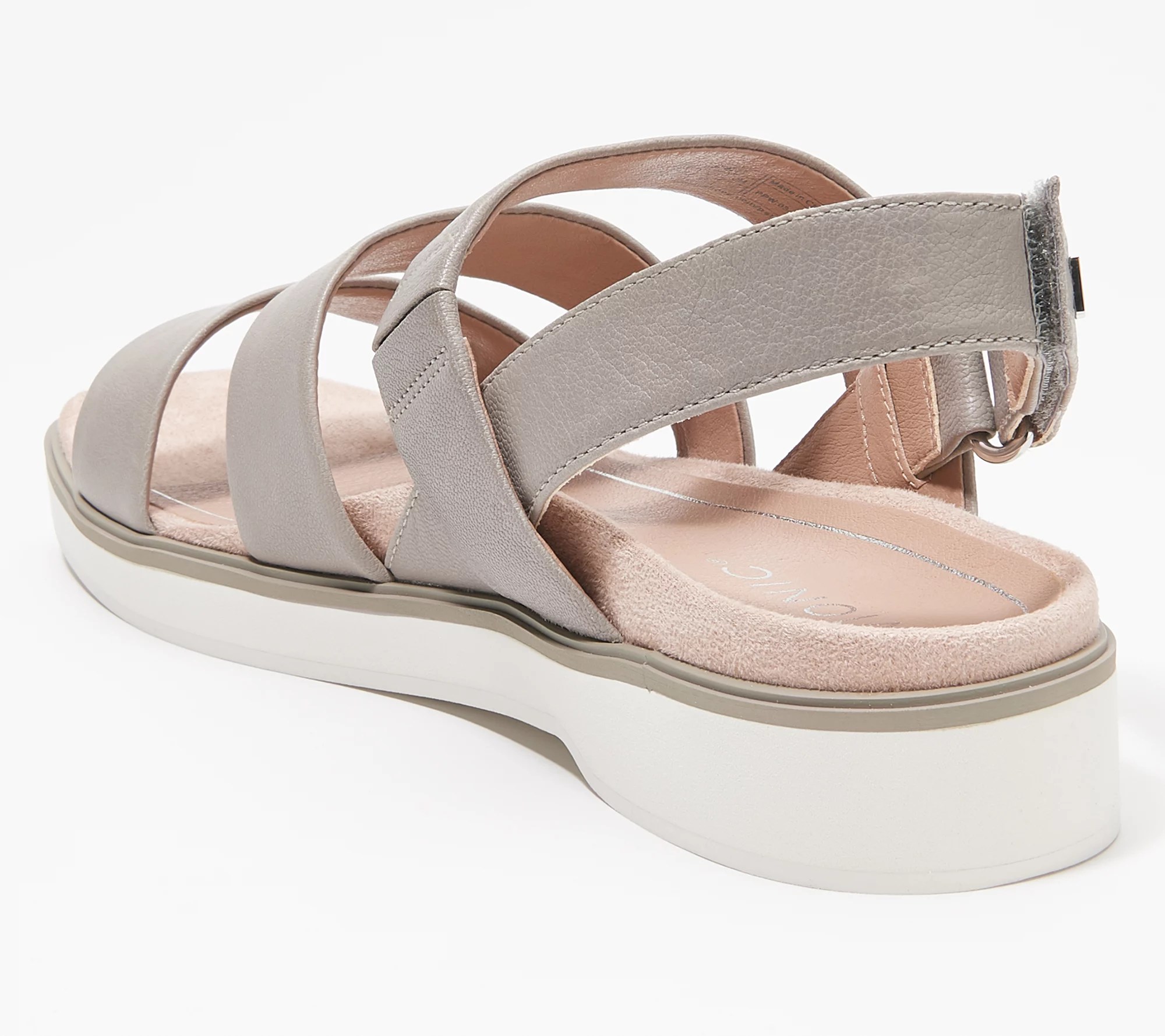 Vionic Leather Adjustable Backstrap Sandals Keomi