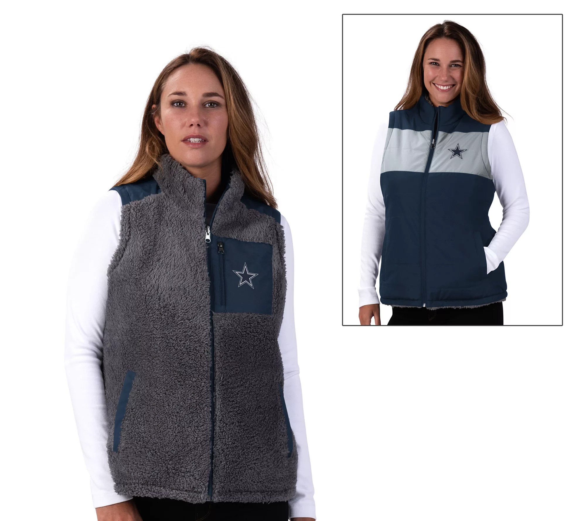 NFL Dallas Women's Reversible Vest