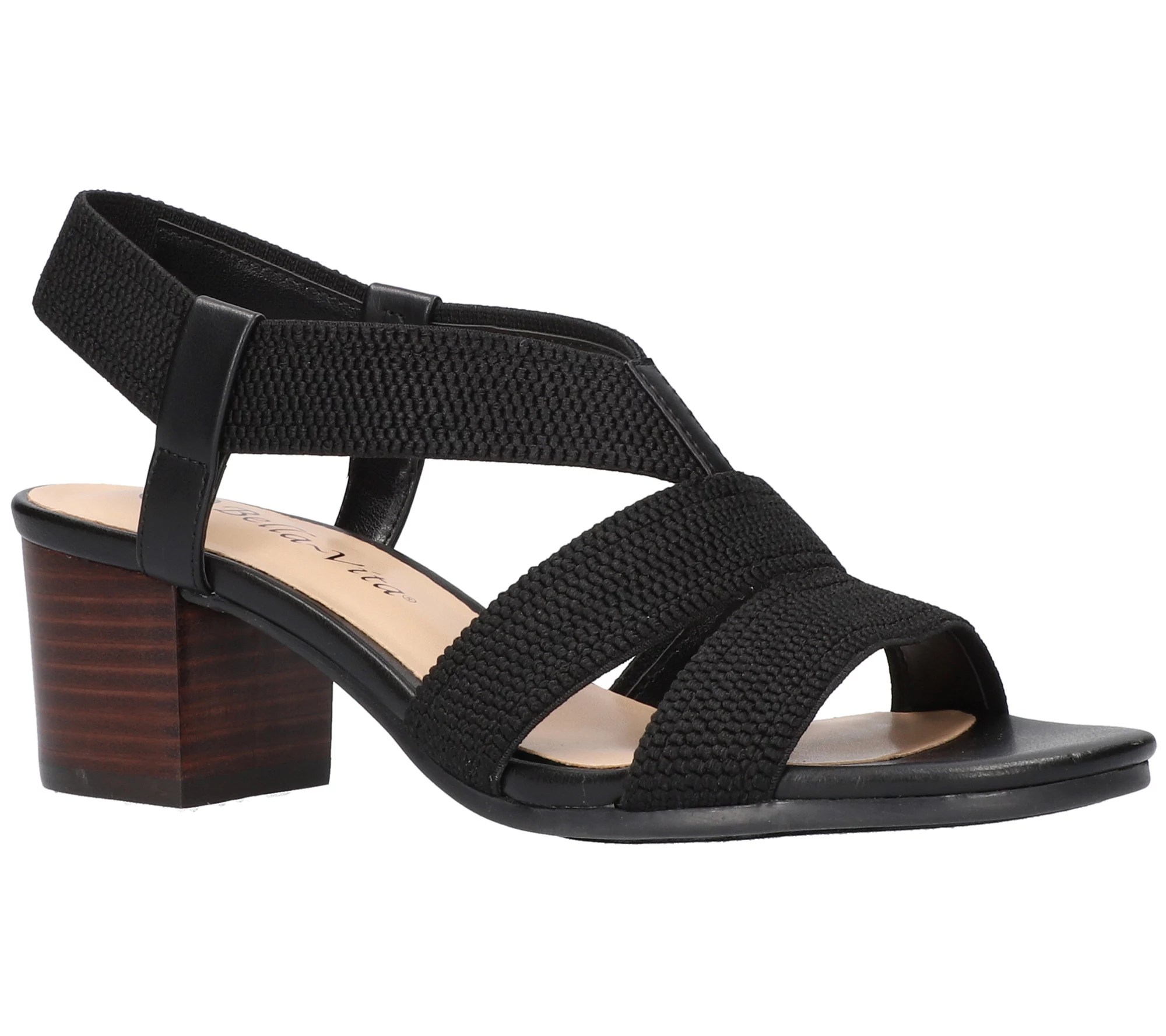 Bella Vita Block Heel Stretch Sandals Jodi