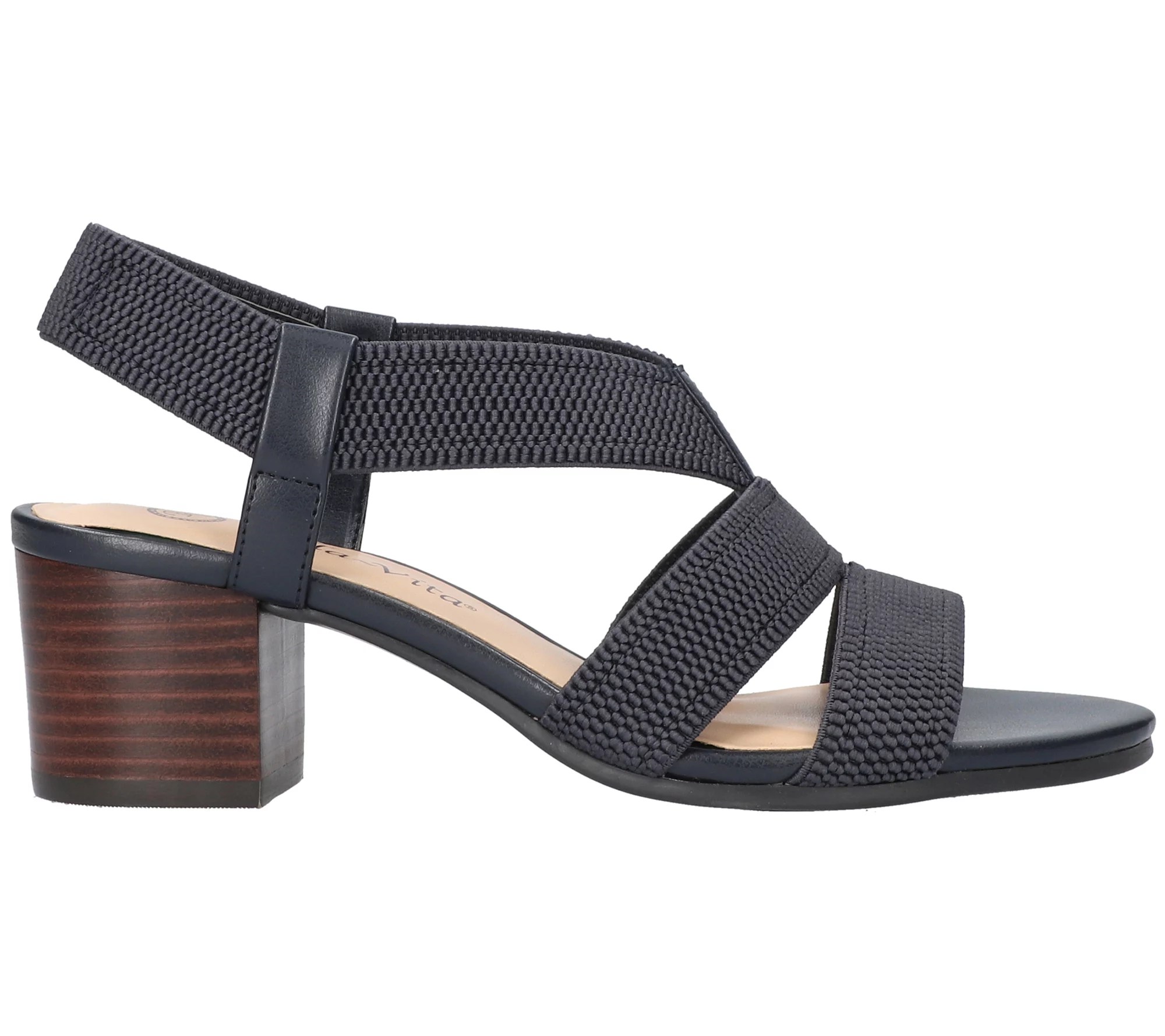 Bella Vita Block Heel Stretch Sandals Jodi