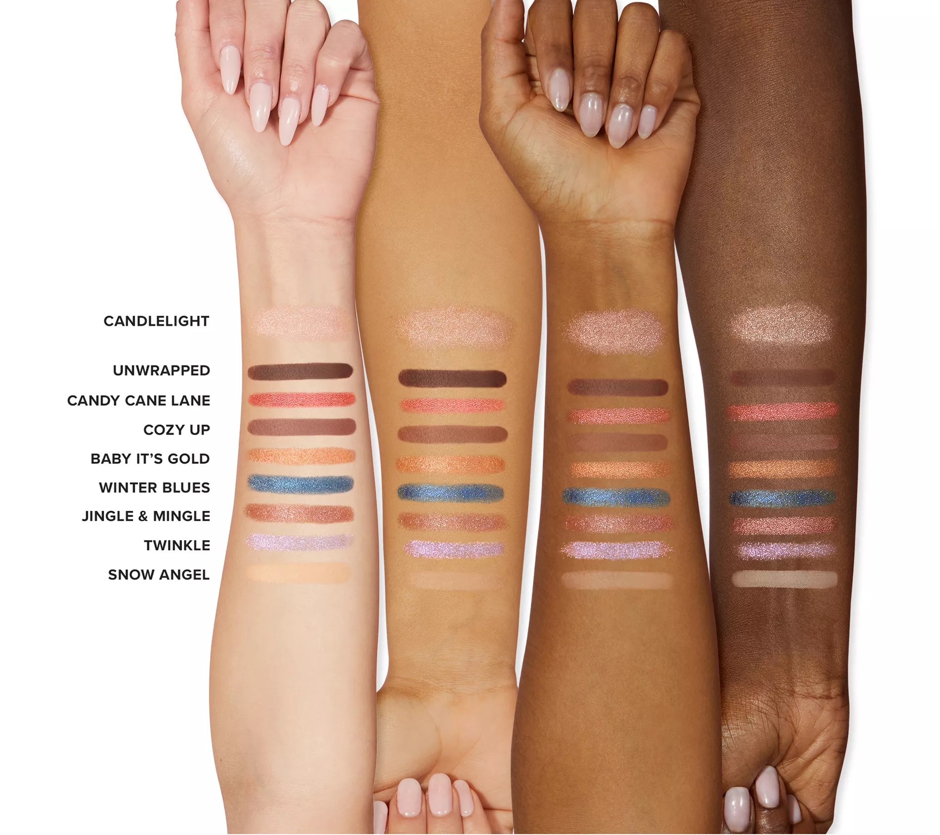 Too Faced Let It Snow Globes 3Piece Palette Gi ft Set