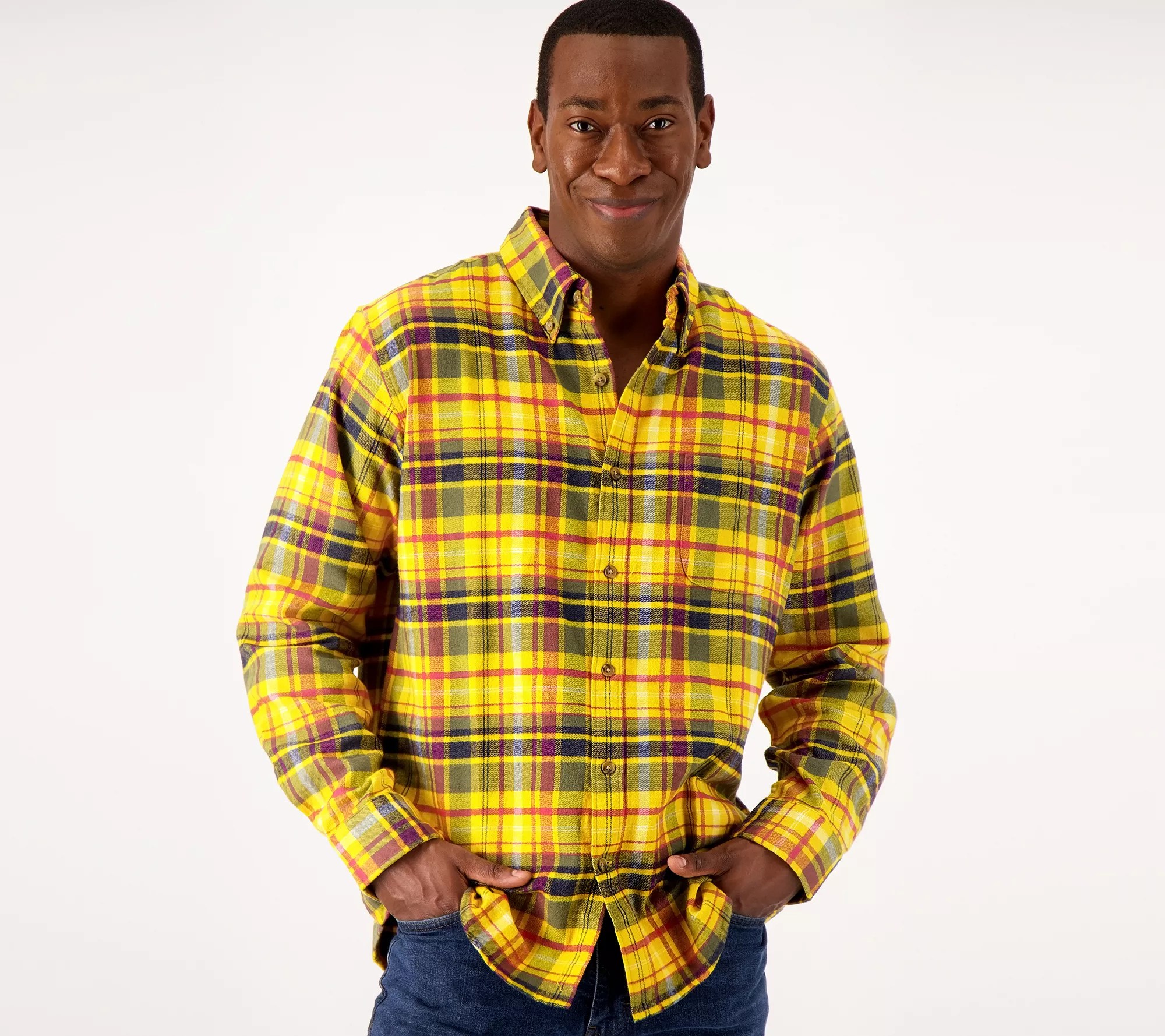 "As Is" Lands' End Tall Men's Flagship Flannel
