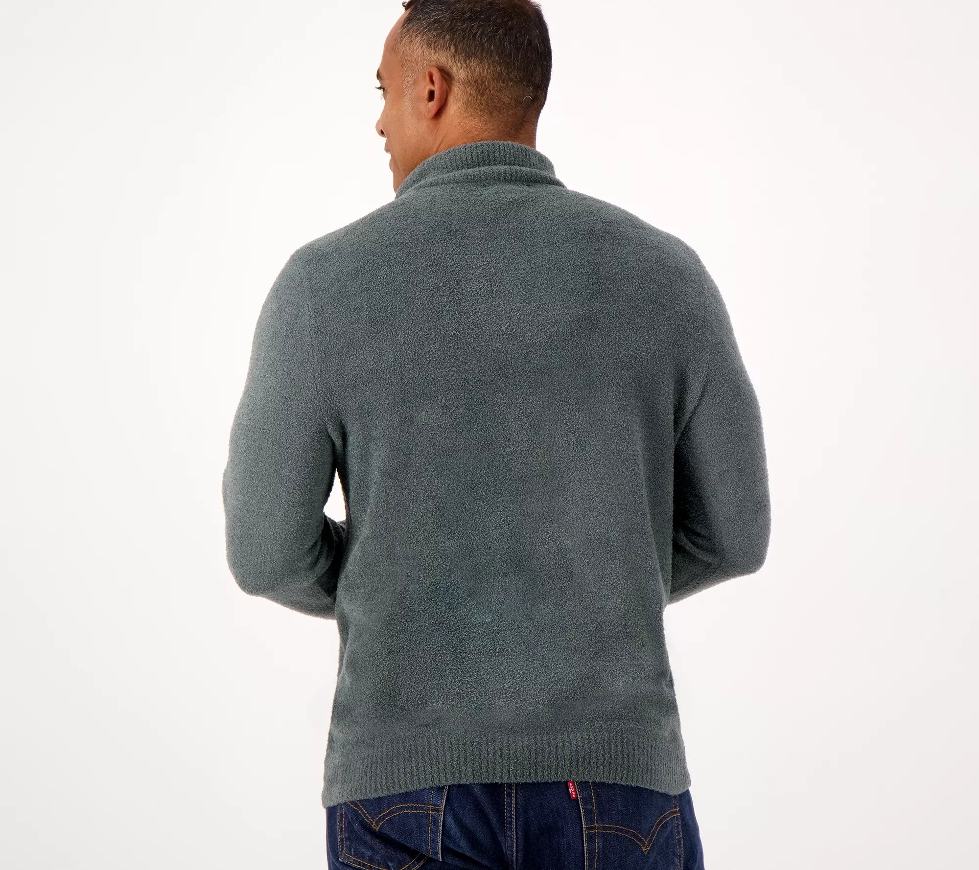 Barefoot Dreams Men's CozyChic Lite HalfZip Pullover