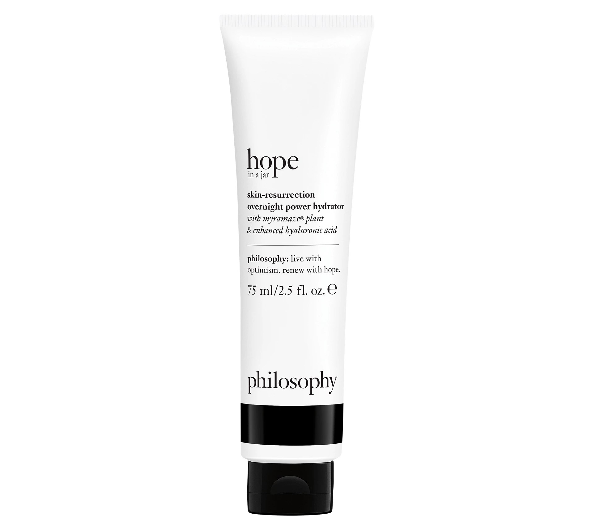 philosophy hope in a jar overnight skin resurrection hydrator