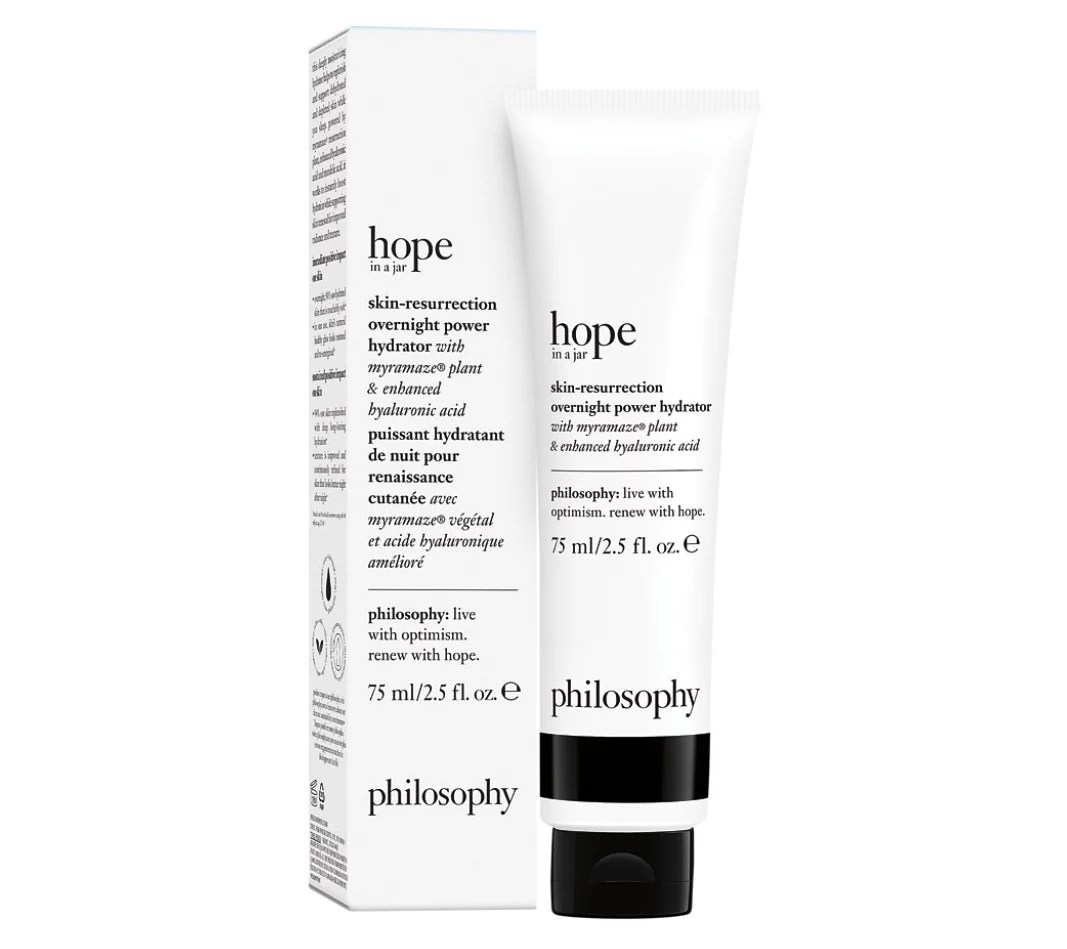 philosophy hope in a jar overnight skin resurrection hydrator