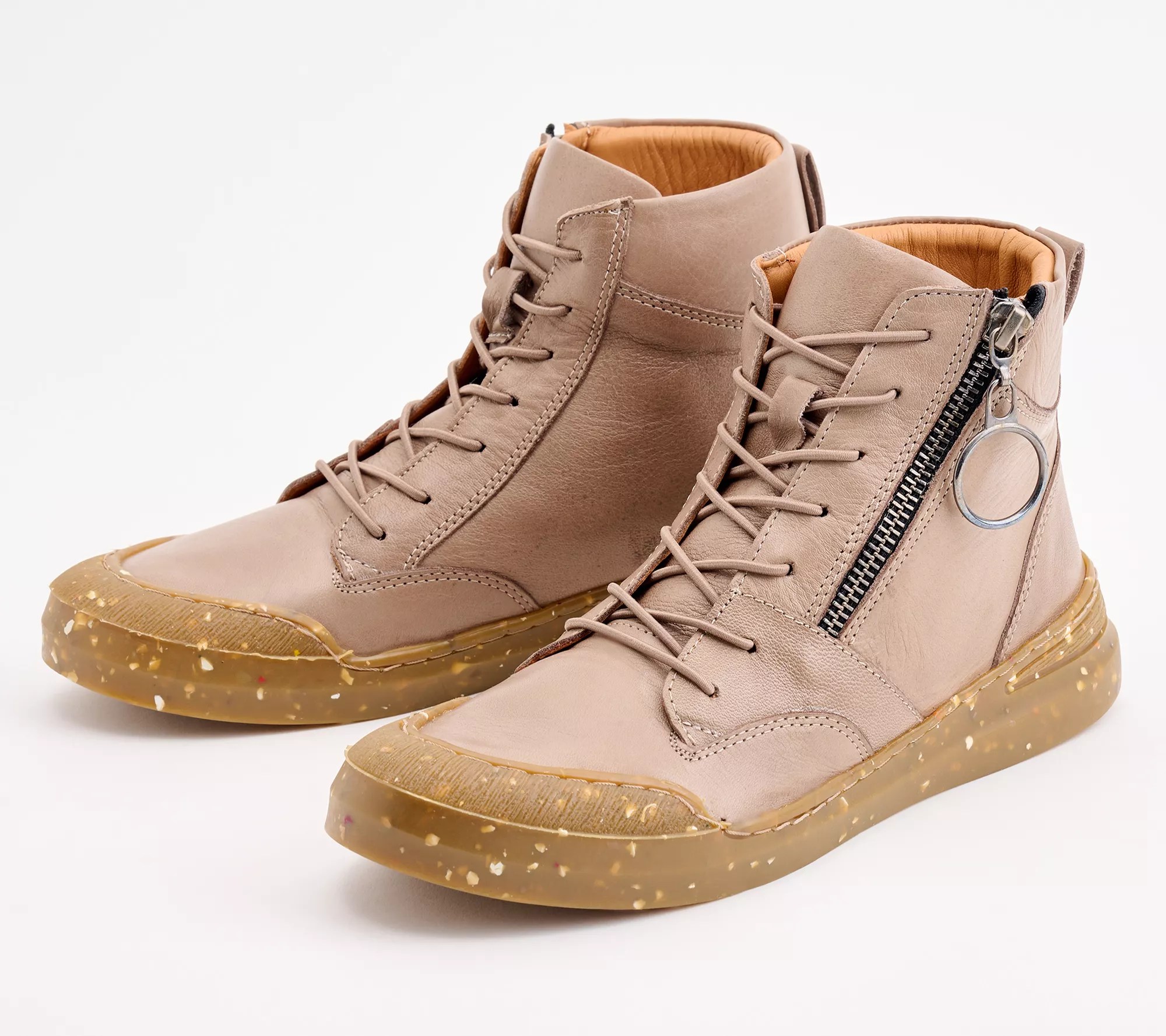 Sheridan Mia Leather SideZip Ankle Boots Alba