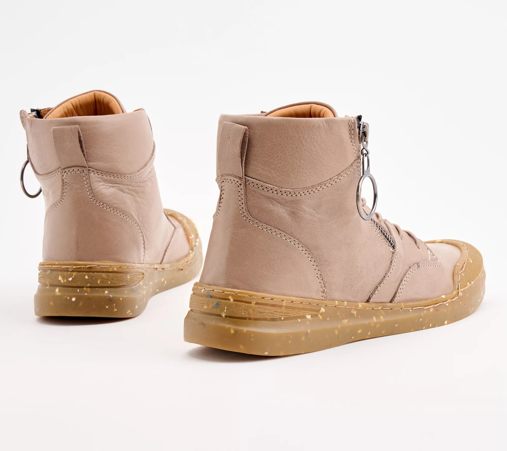 Sheridan Mia Leather SideZip Ankle Boots Alba