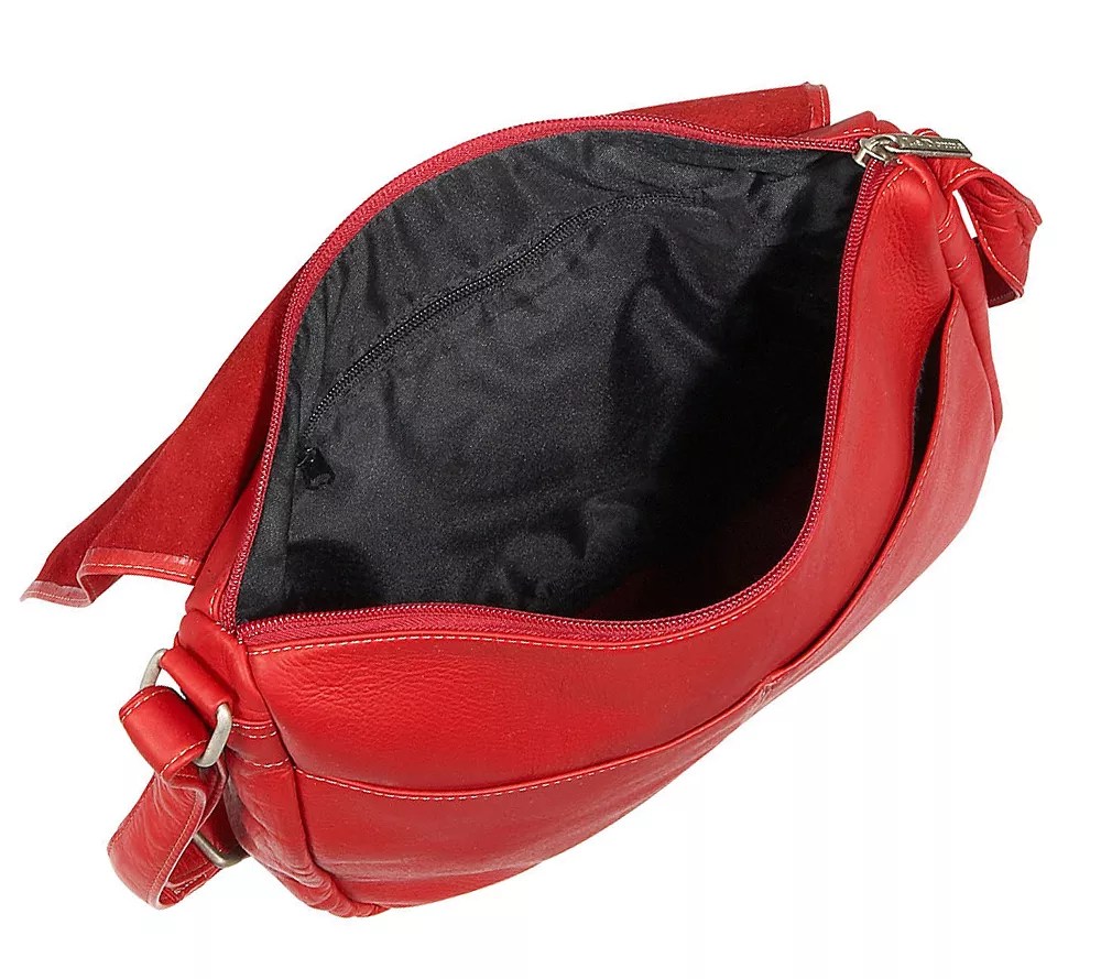 Le Donne Leather Flap Over Shoulder Bag