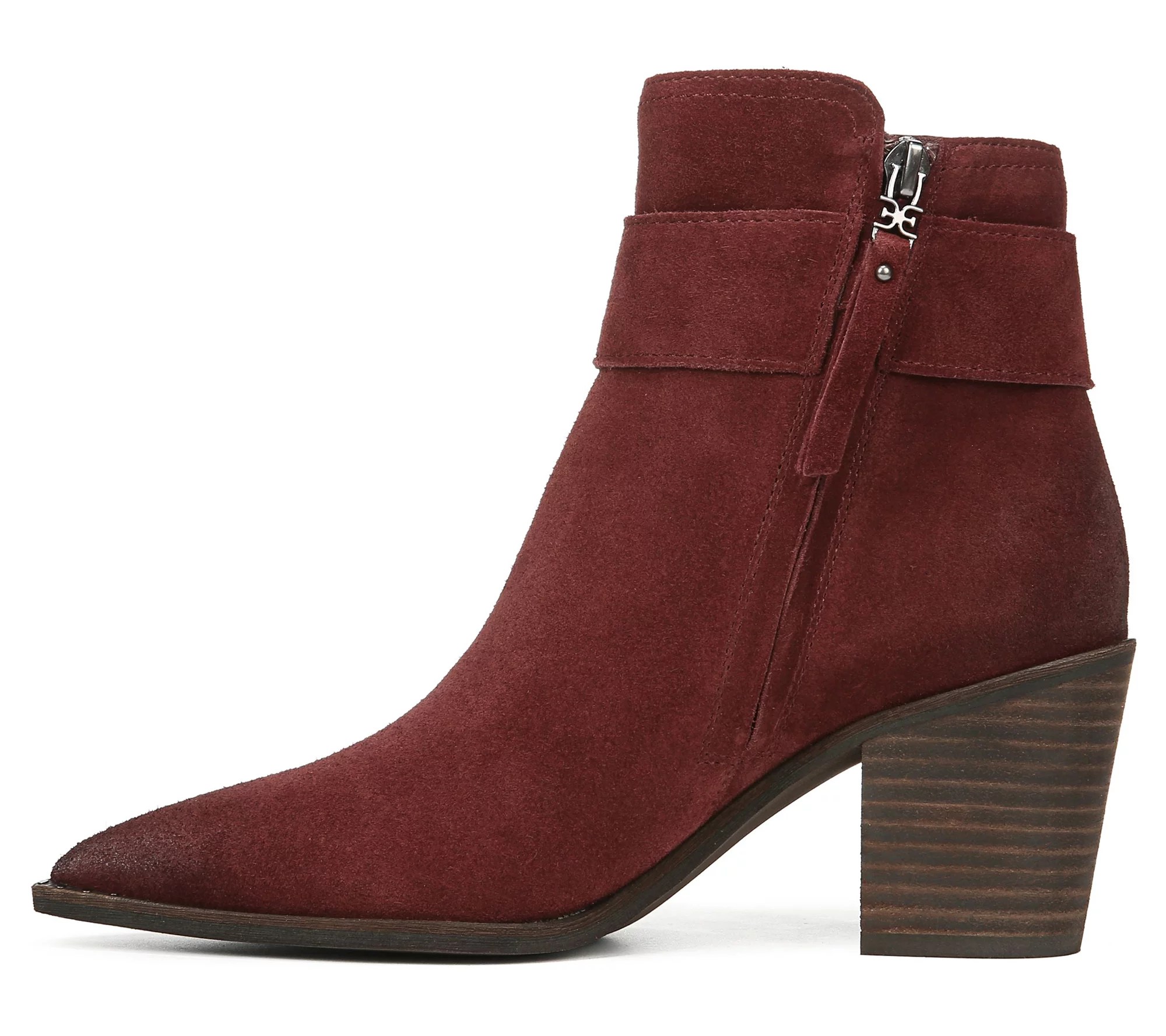 Sam Edelman Suede Ankle Boots with Buckle Leonia