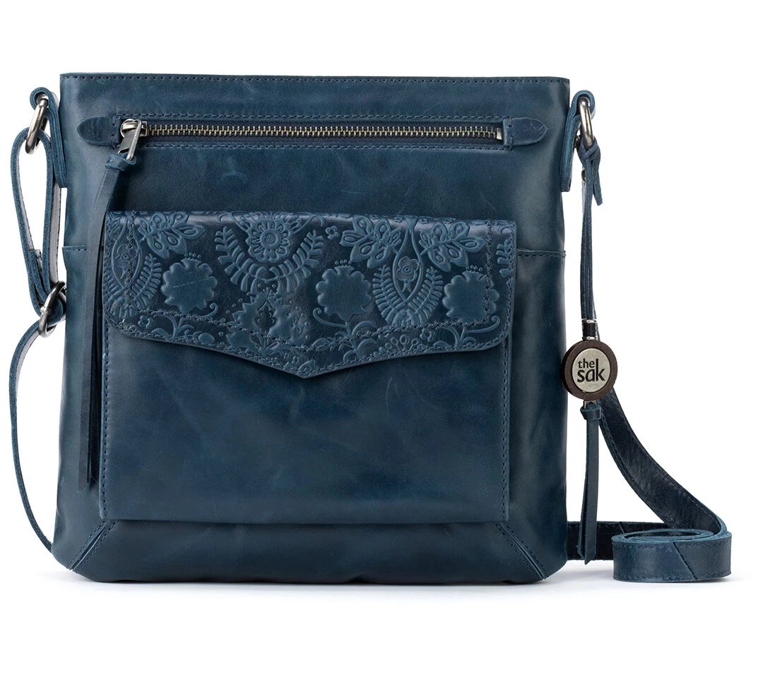 The Sak Ventura Flap Organization Leather Crossbody Bag