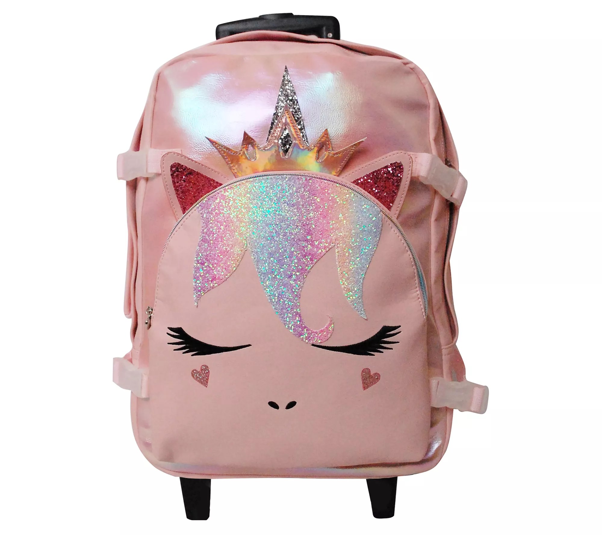 OMG Accessories Metallic Luggage Queen Miss Gwen