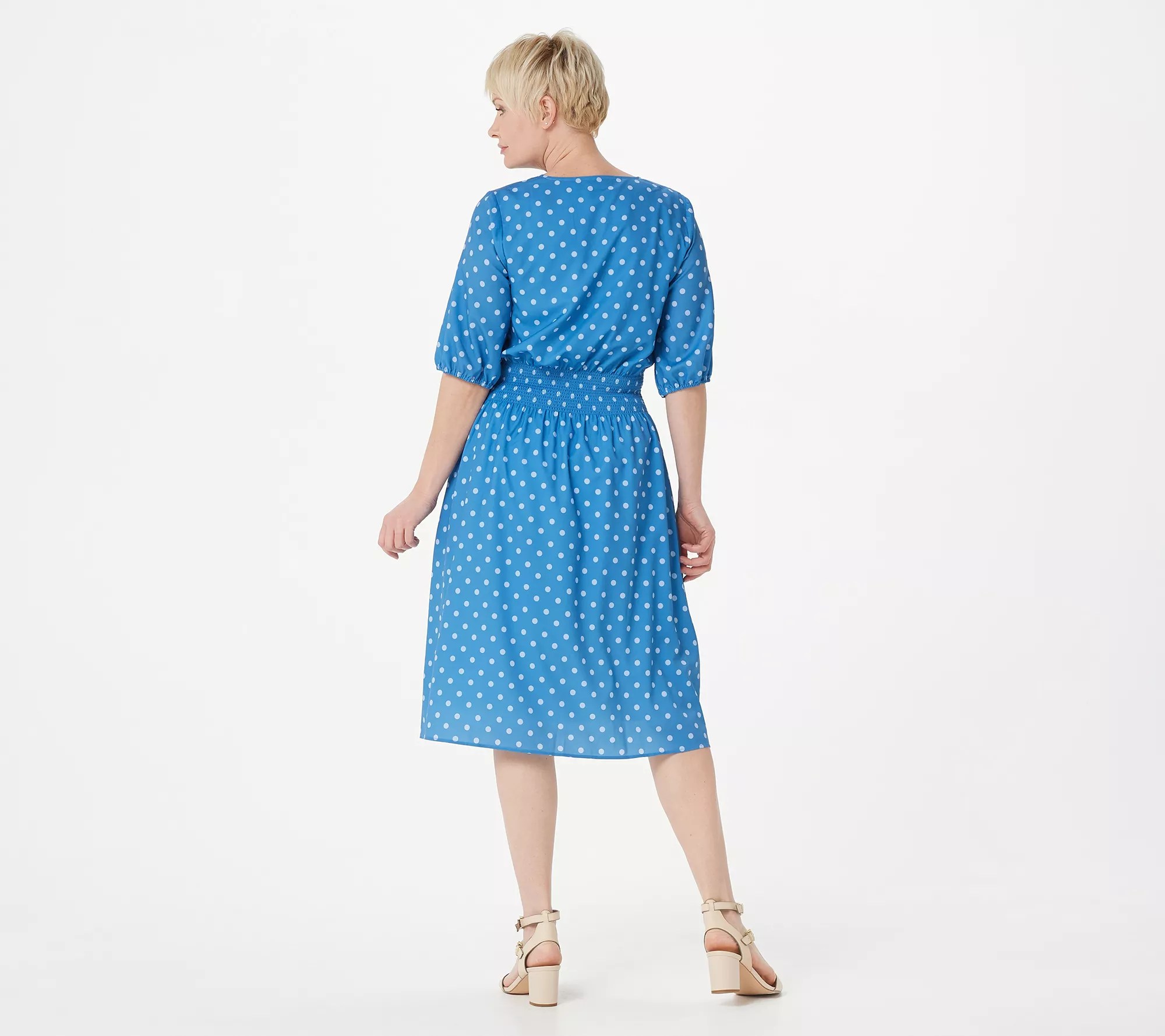 "As Is" StyleList by Micaela Petite Button Front Dress