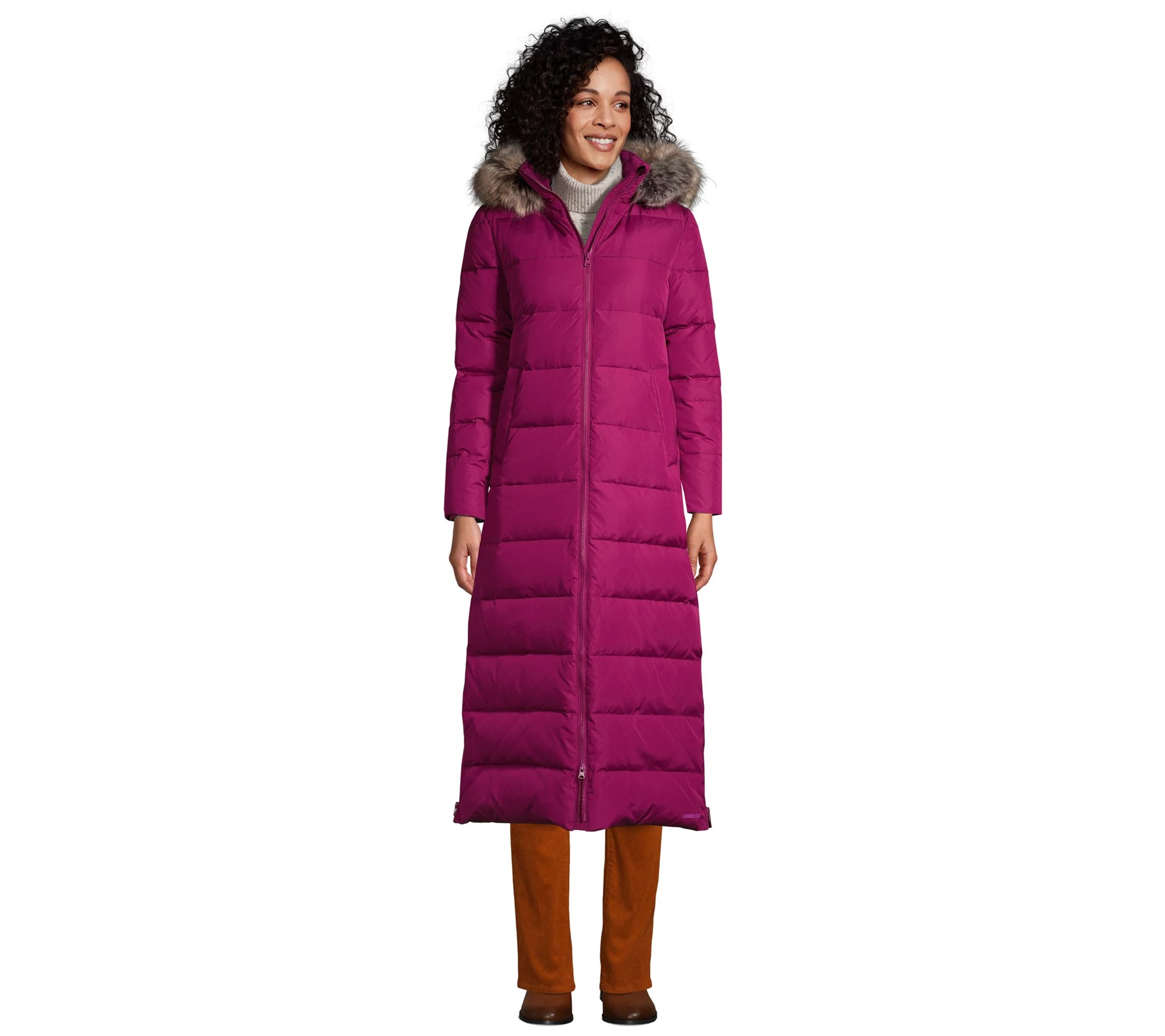 Lands' End Women's Winter Maxi Long Down Coat