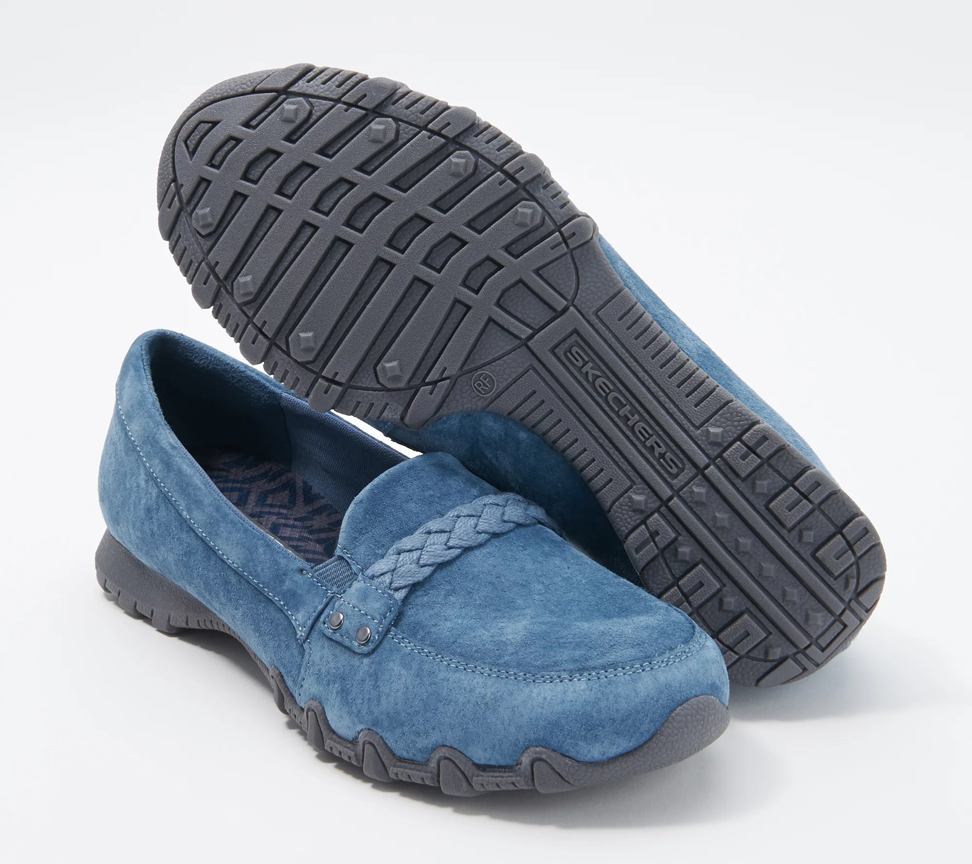 "As Is" Skechers Suede SlipOn Shoes BikerMelbourne