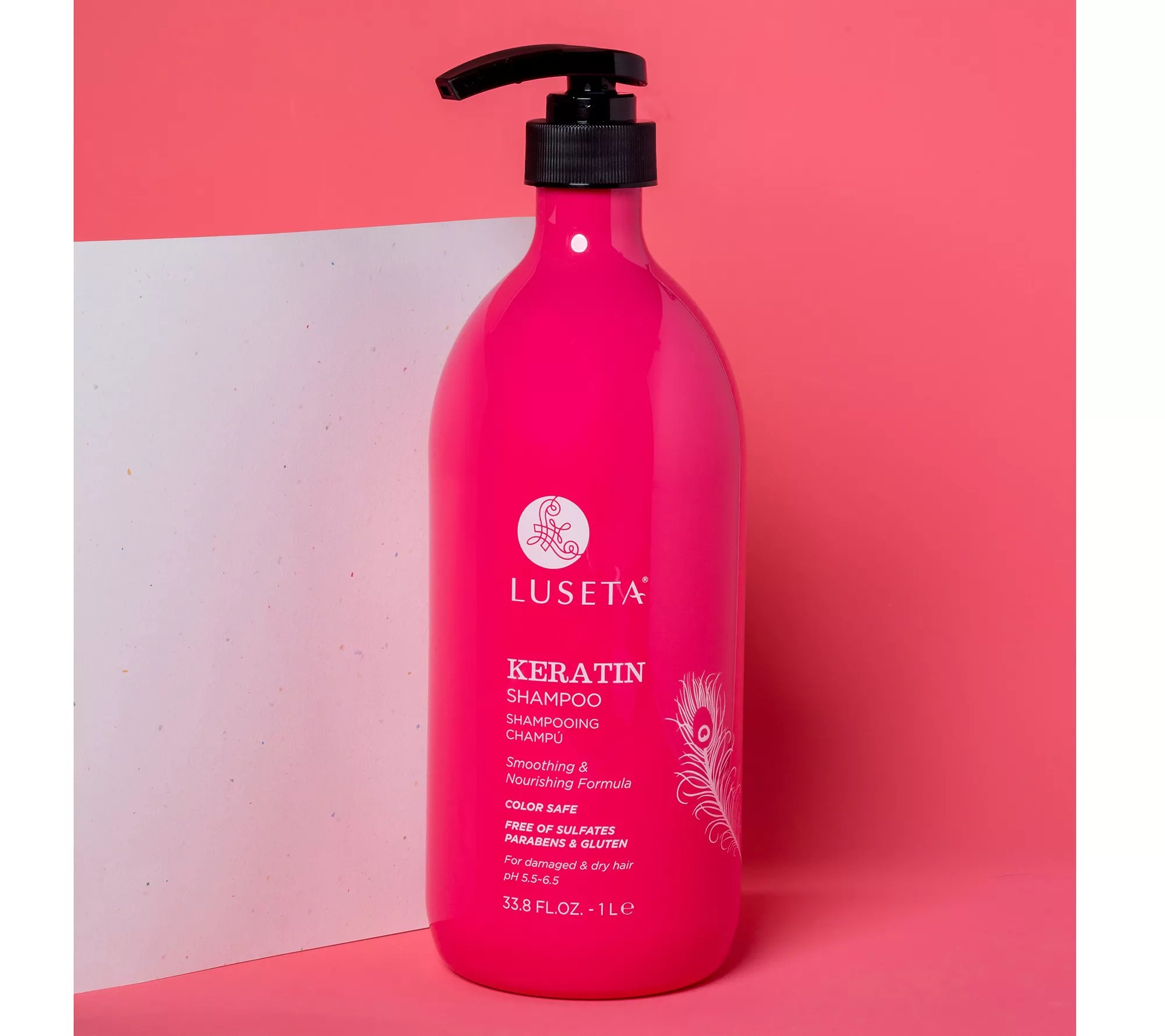 Luseta Keratin Shampoo, 33.8 oz