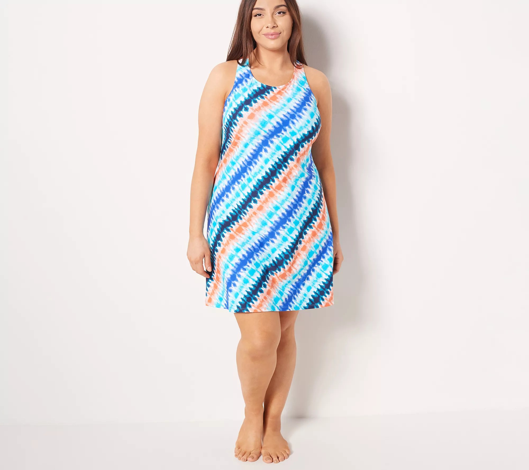 Lands' End ScoopNeck Dresskini Swim CoverUp Dress
