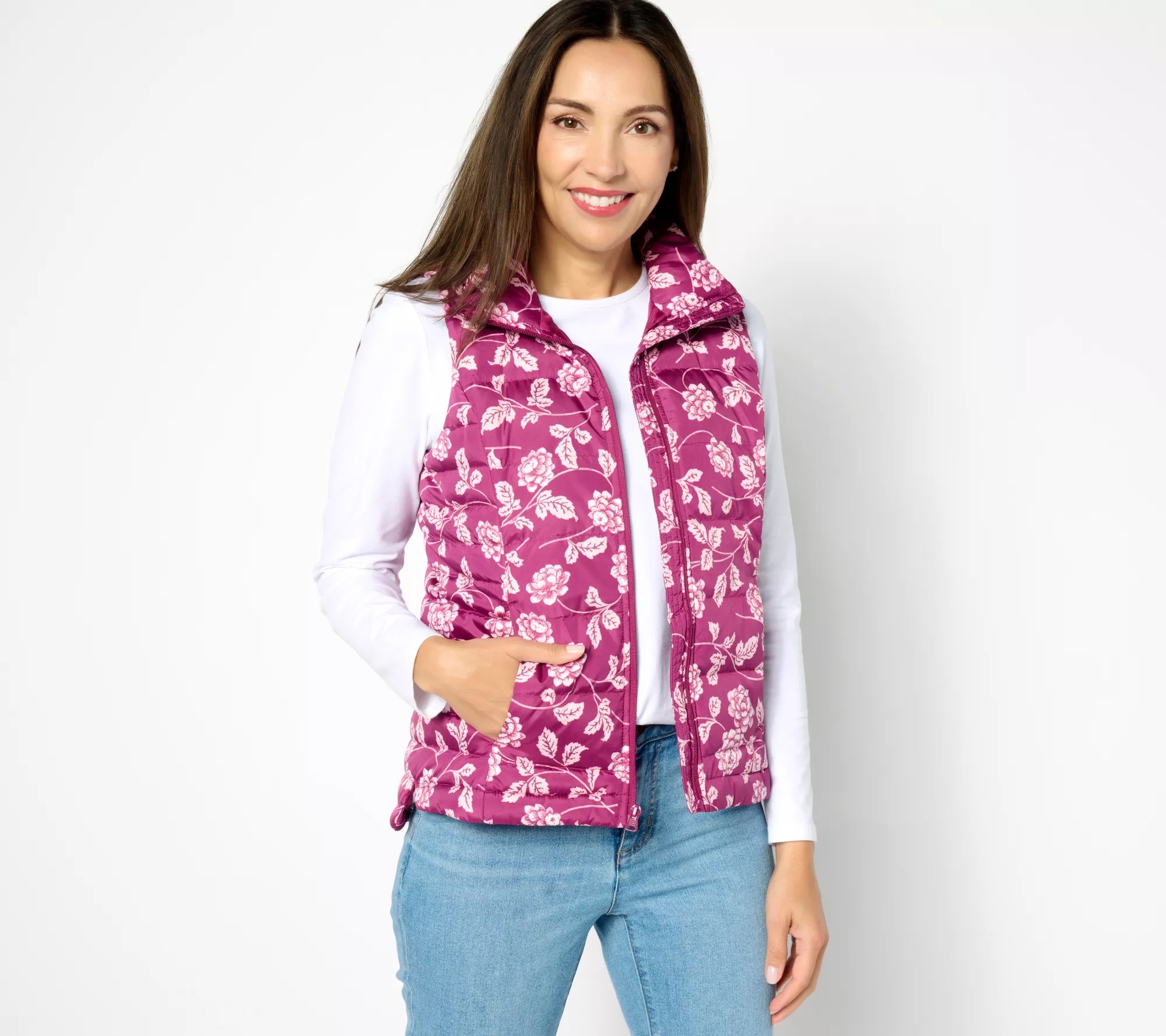 Lands' End Petite Down Puffer Vest