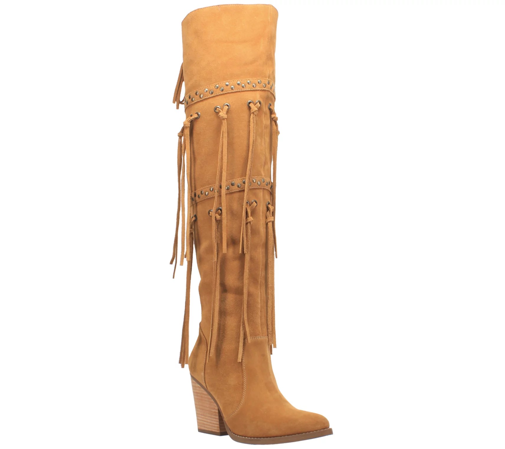 Dingo Women's Tall Boots with Fringe Witchy Woman