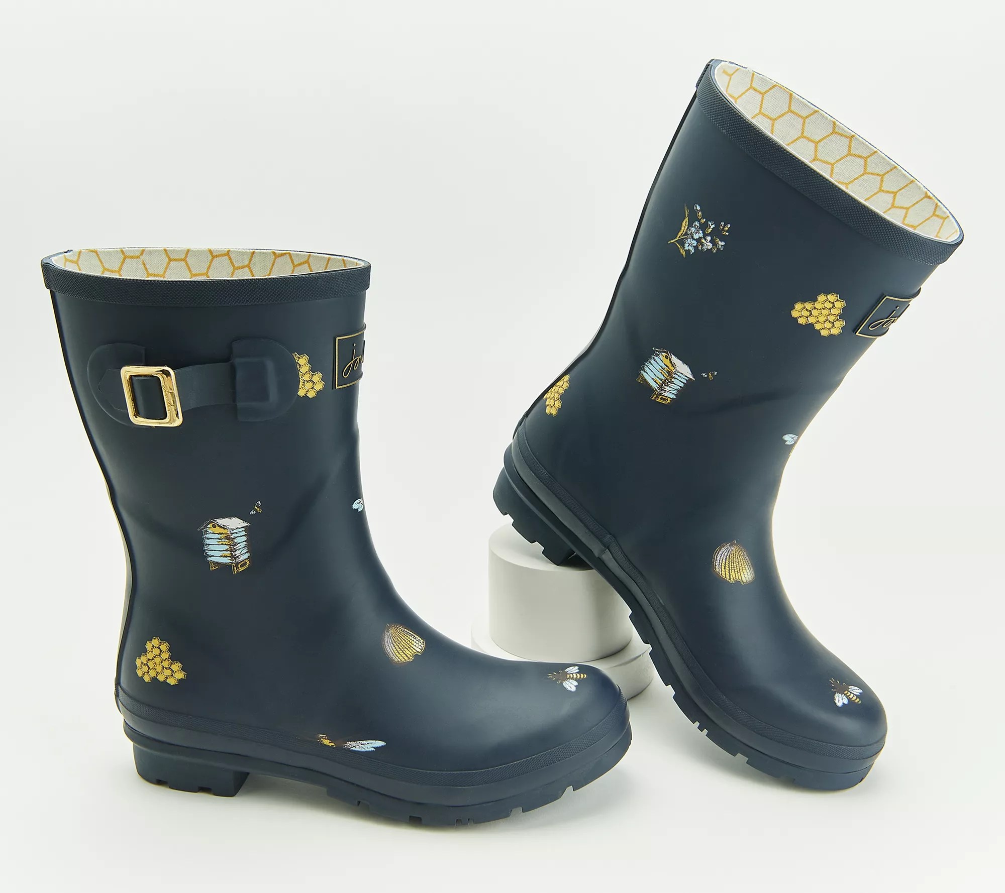 Joules Waterproof Mid Rain Boots Molly Welly