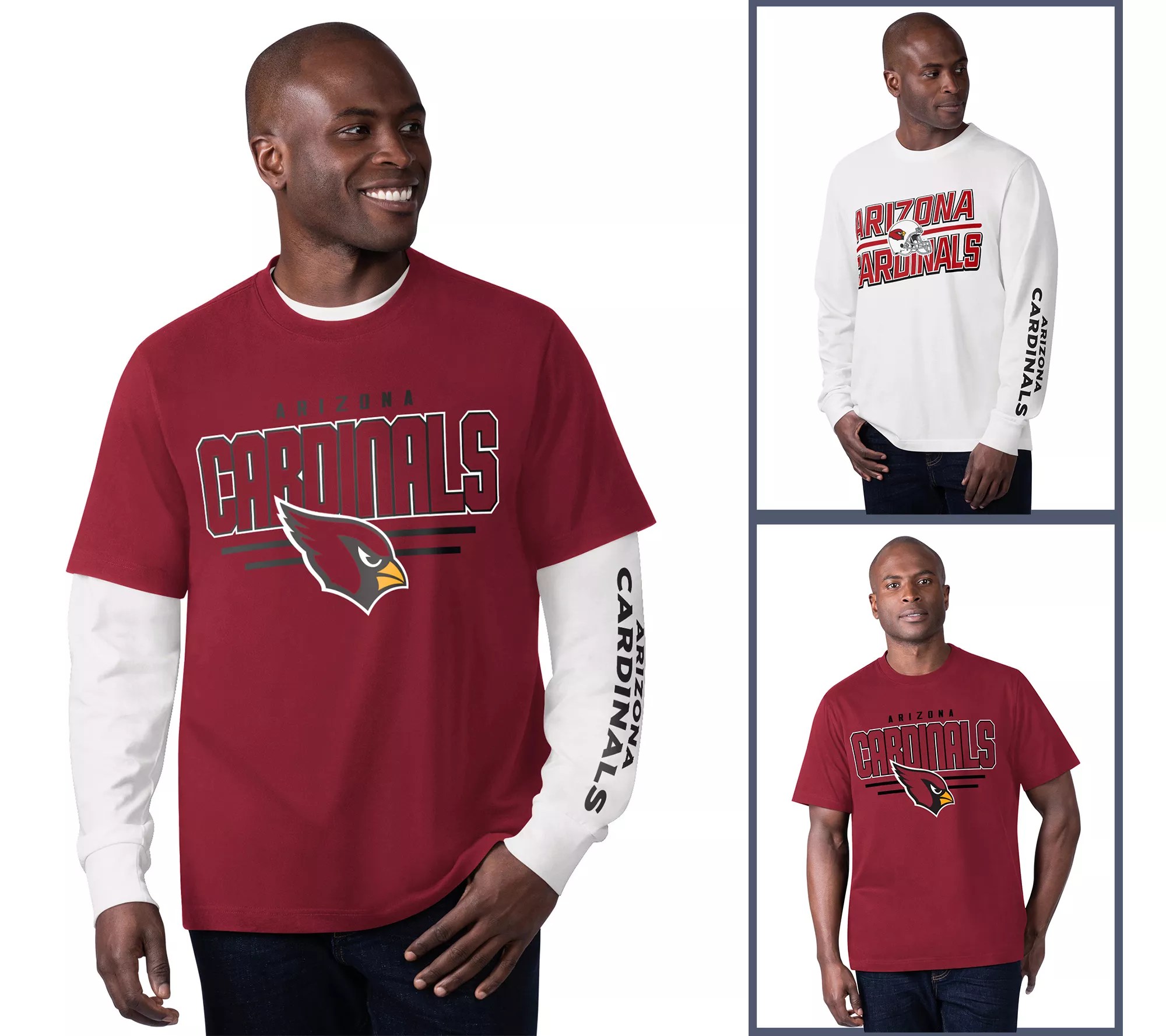 NFL Short Sleeve & Long Sleeve TShirt Combo