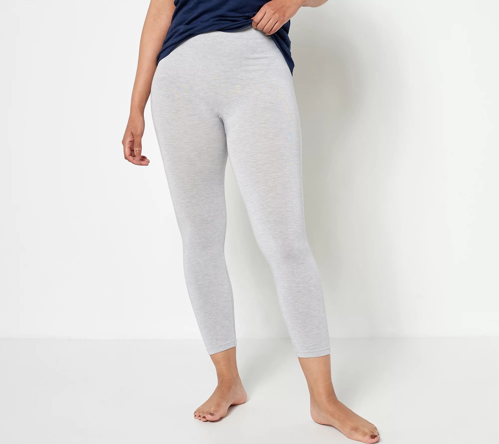 Cuddl Duds Intimates Modal Seamless Cropped Legging