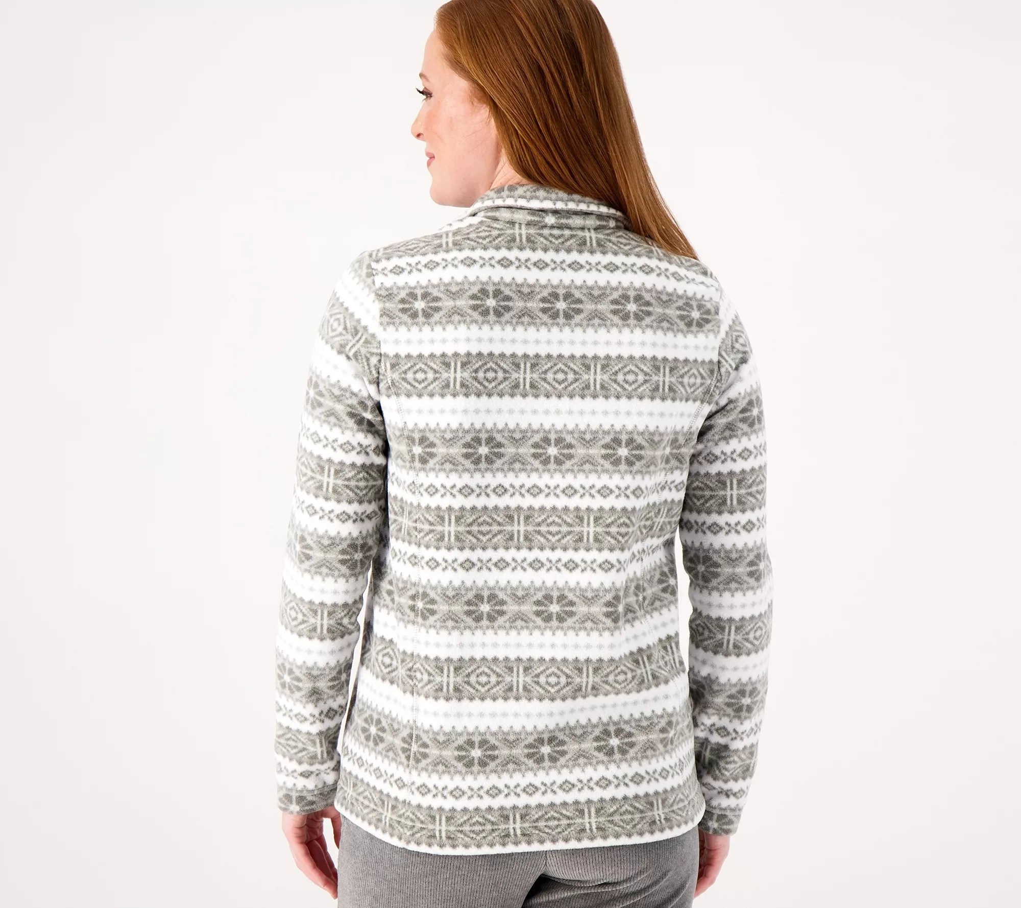 Lands' End Fleece Quarter Zip Pullover