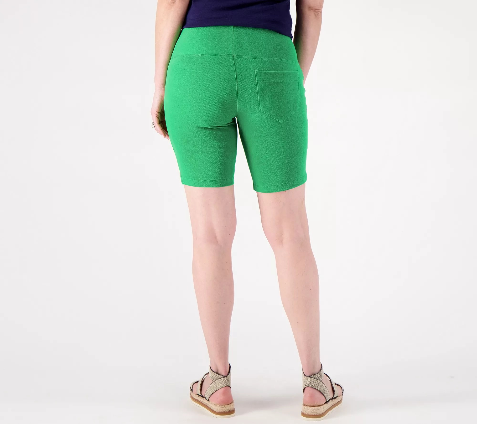 Women with Control Prime Stretch Denim 9" Walking Shorts