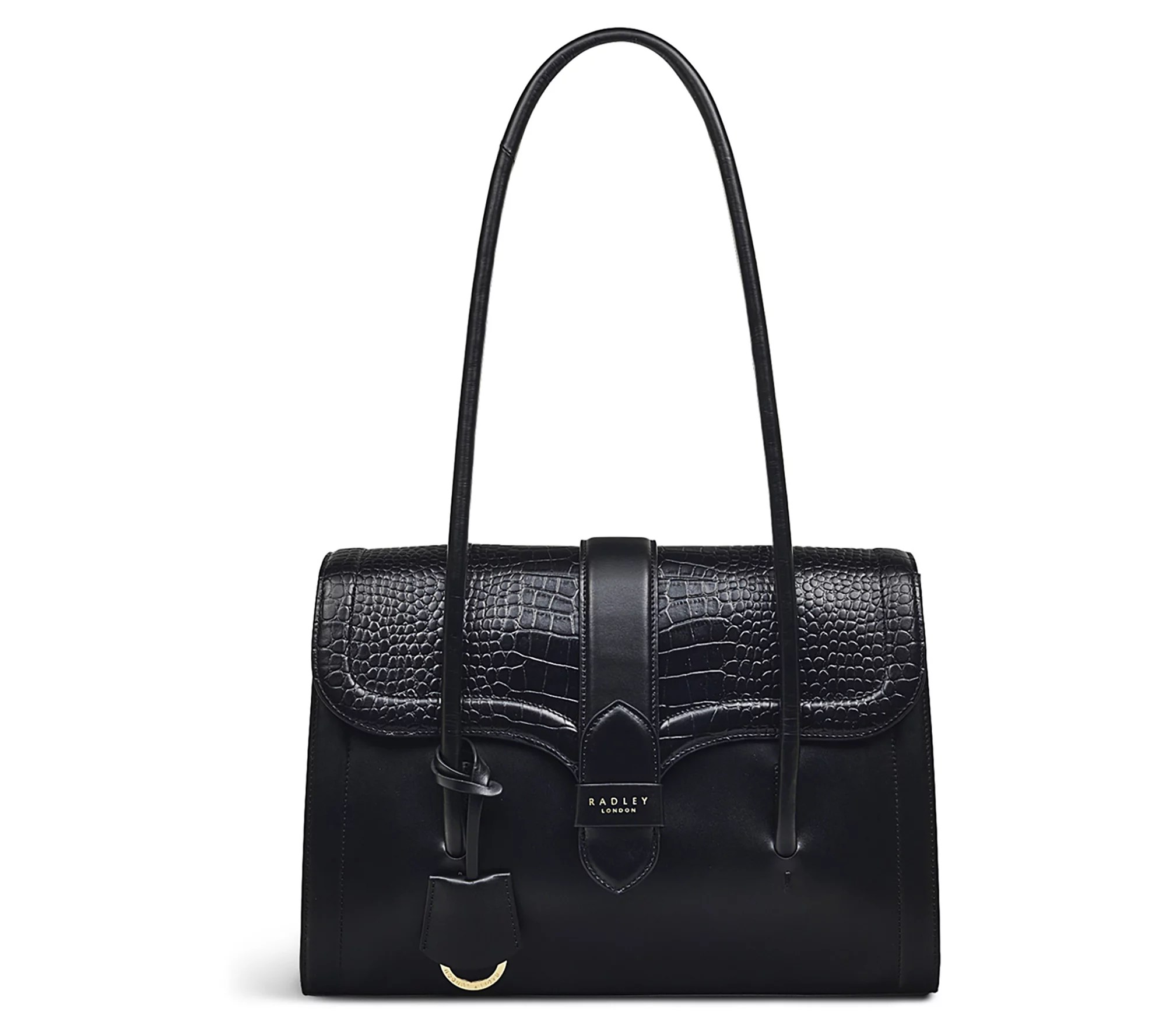 RADLEY London Harmony Close Faux Croc LeatherShoulder Bag