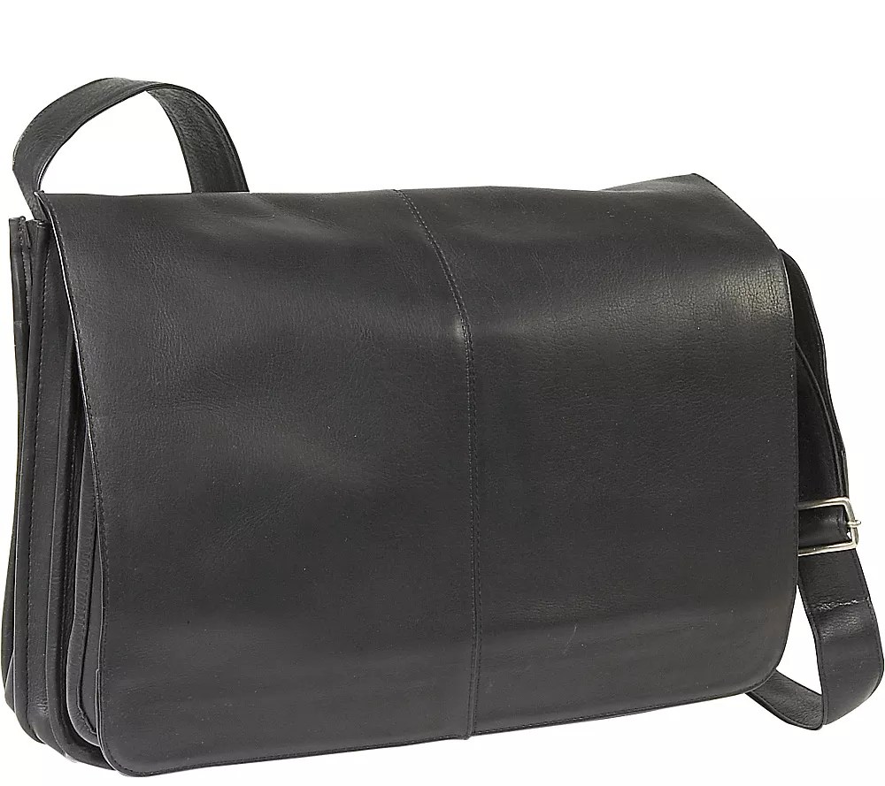 Le Donne Leather Quick Access Messenger Bag
