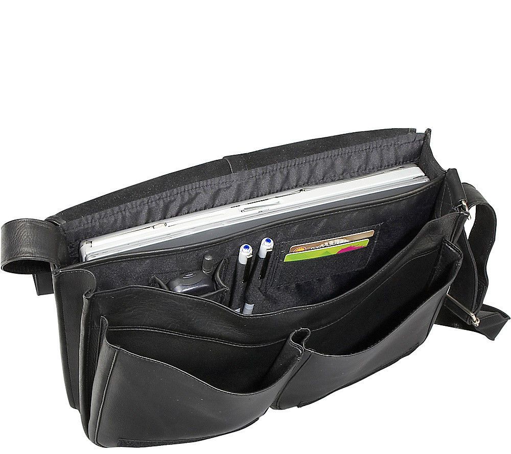 Le Donne Leather Quick Access Messenger Bag