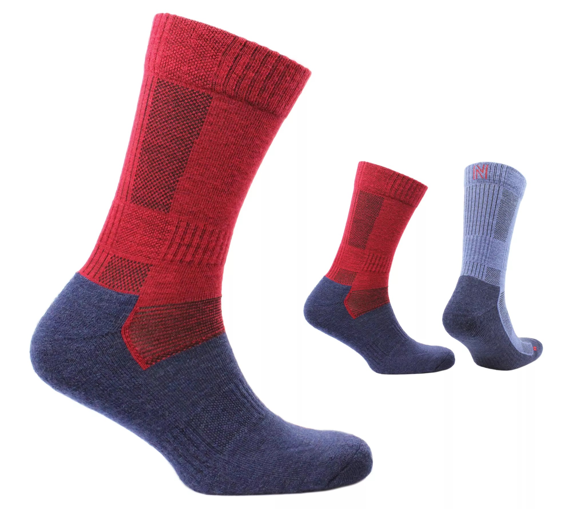 Norfolk Unisex S/2 Lightweight Cushioned MerinoCrew Socks