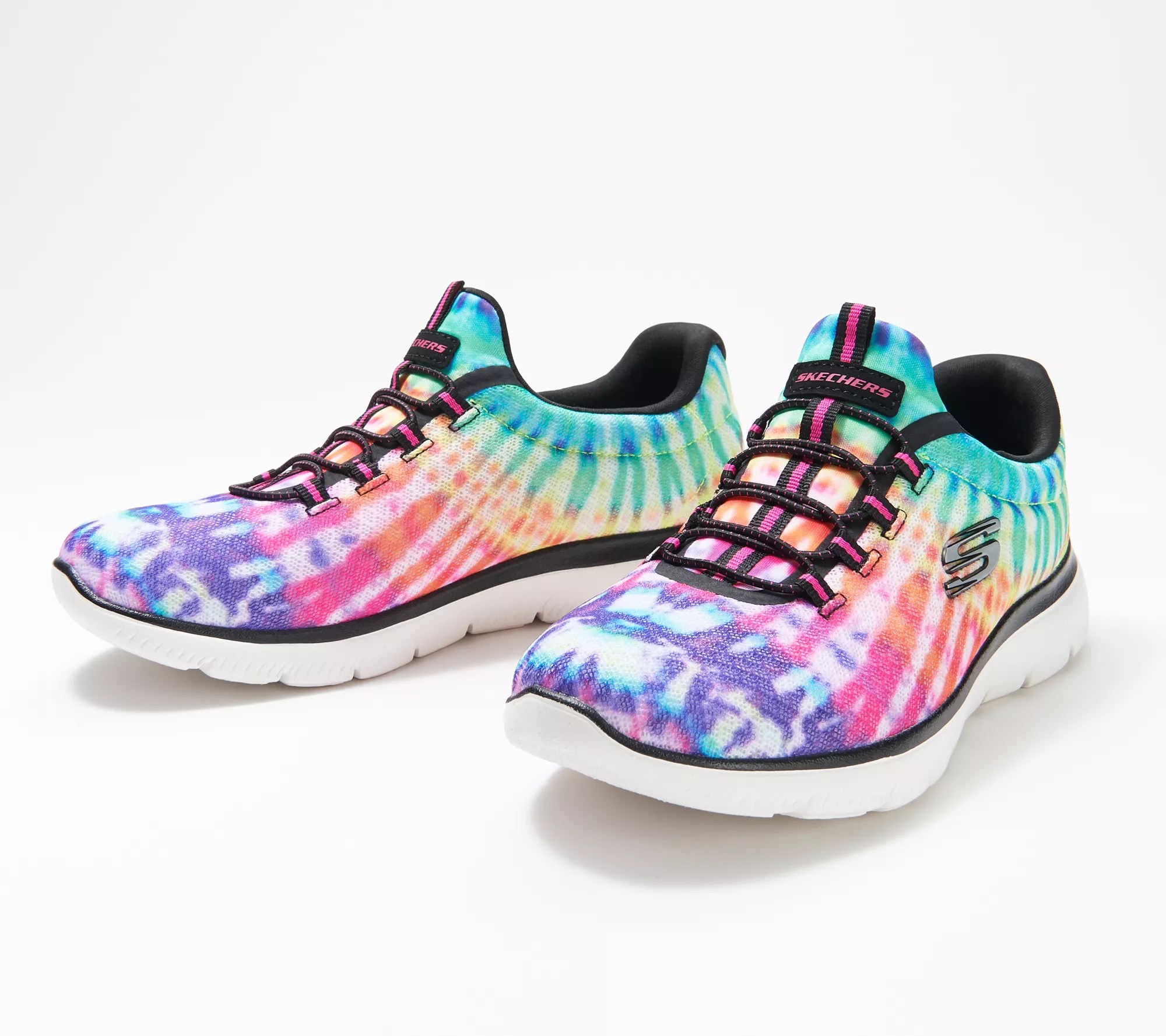 "As Is" Skechers Summits TieDye Washable Slip On Sneakers